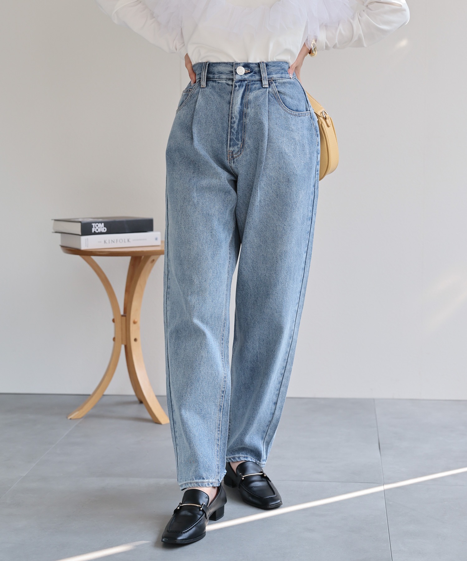model：162cm 着用サイズ：L