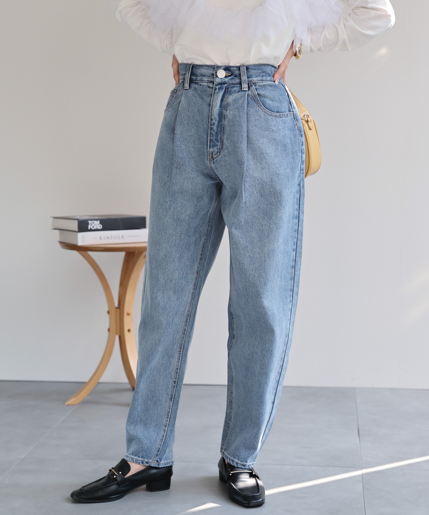model：162cm 着用サイズ：L