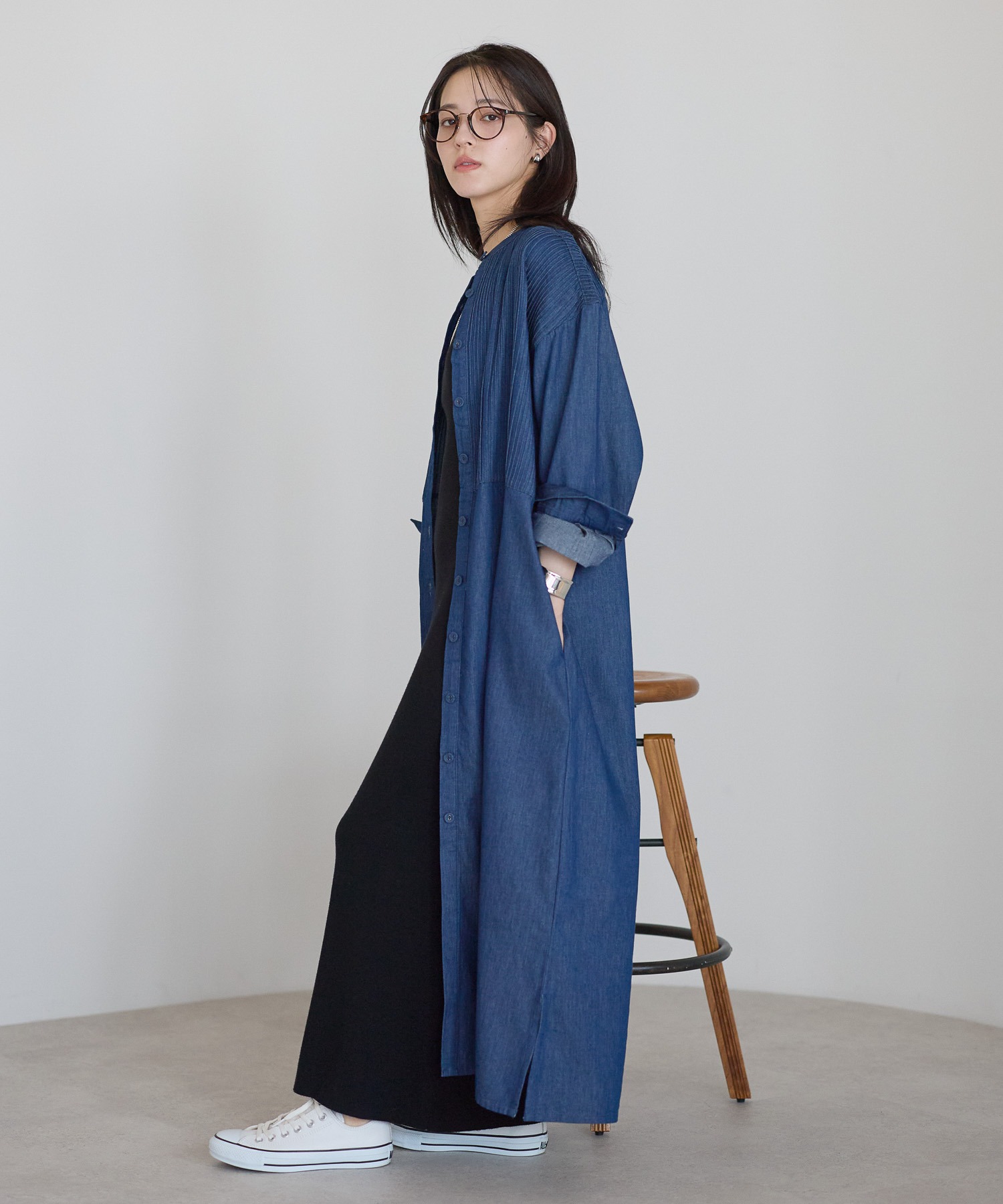 model：161cm　着用サイズ：FREE