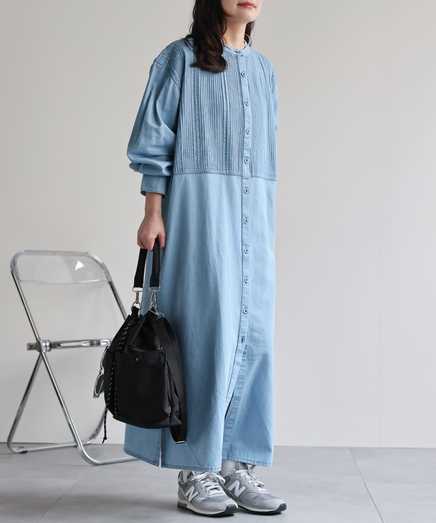model：156cm　着用サイズ：FREE