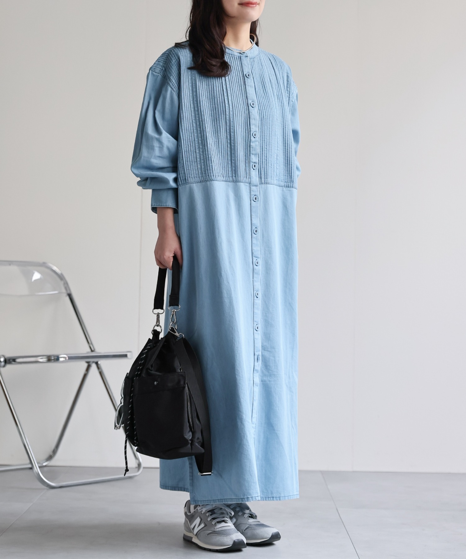 model：156cm　着用サイズ：FREE
