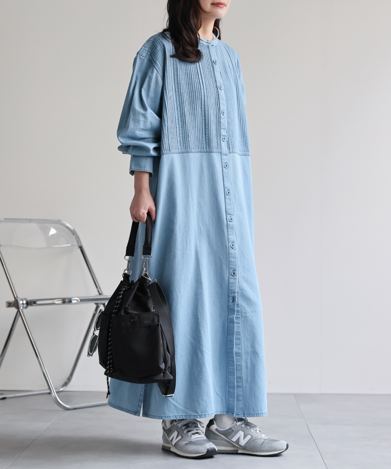 model：156cm　着用サイズ：FREE