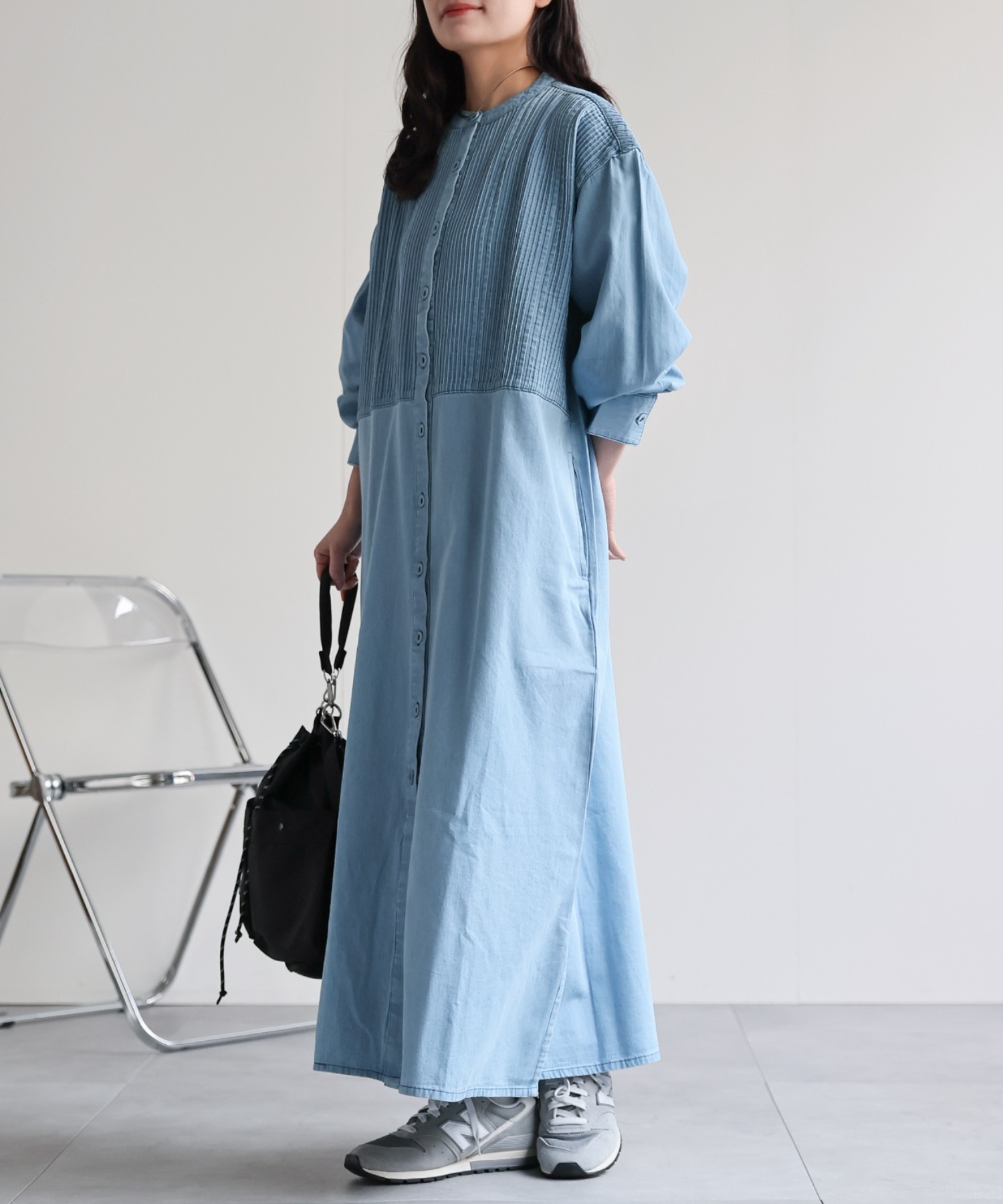 model：156cm　着用サイズ：FREE