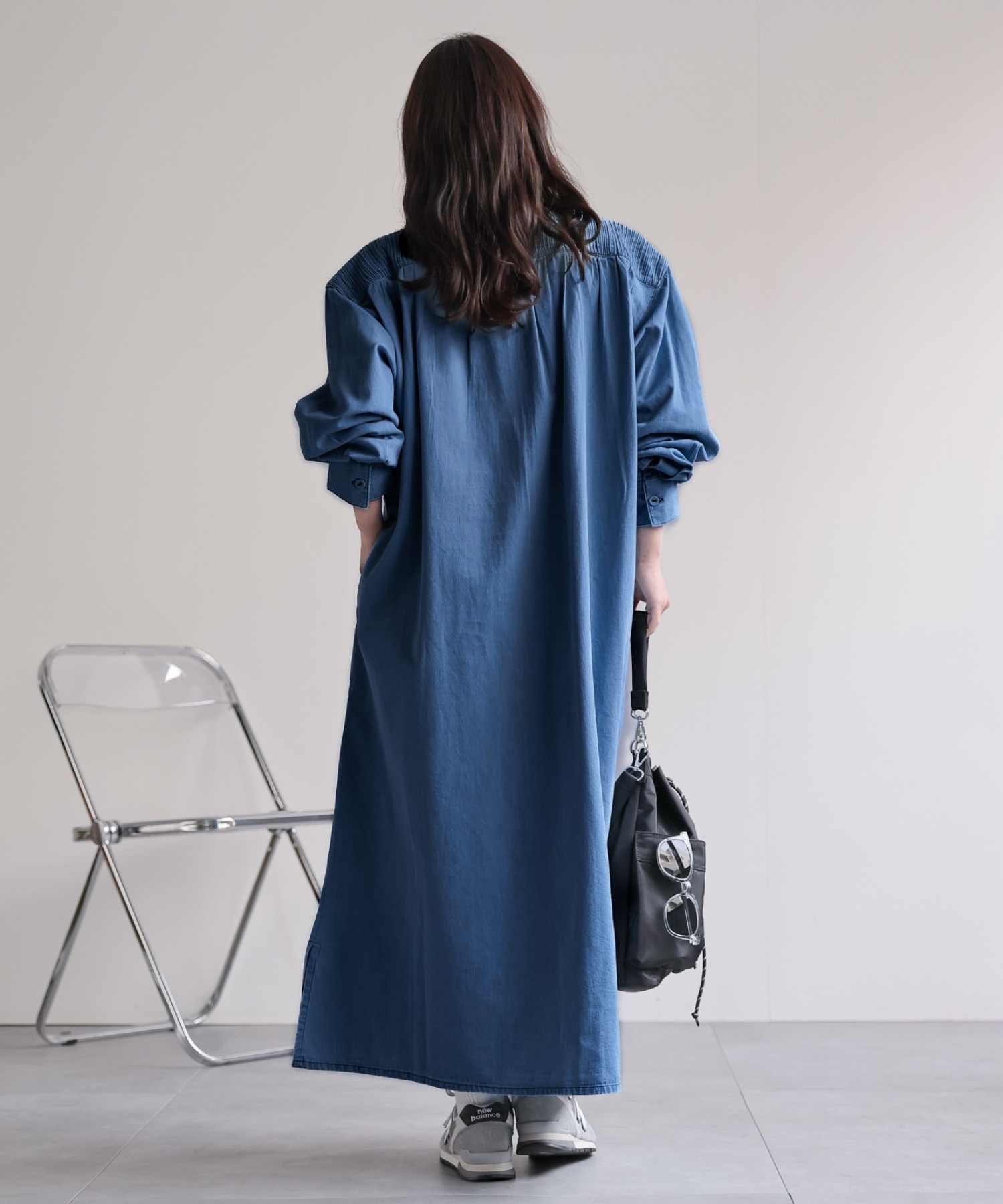 model：156cm　着用サイズ：FREE