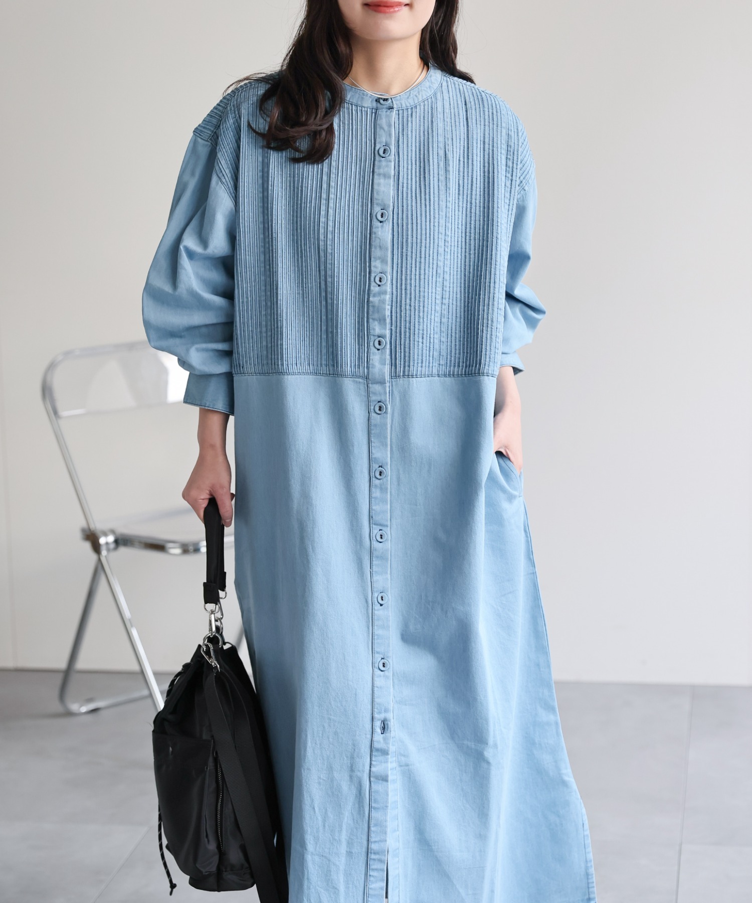 model：156cm　着用サイズ：FREE
