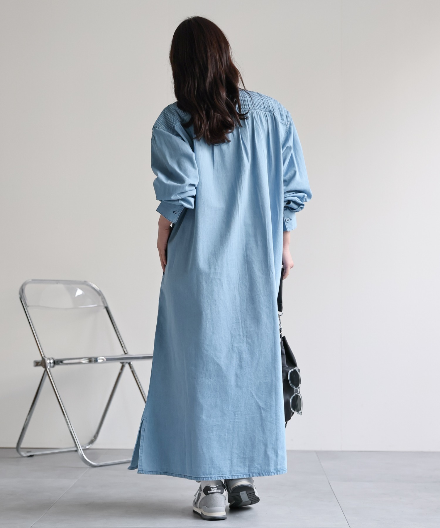 model：156cm　着用サイズ：FREE