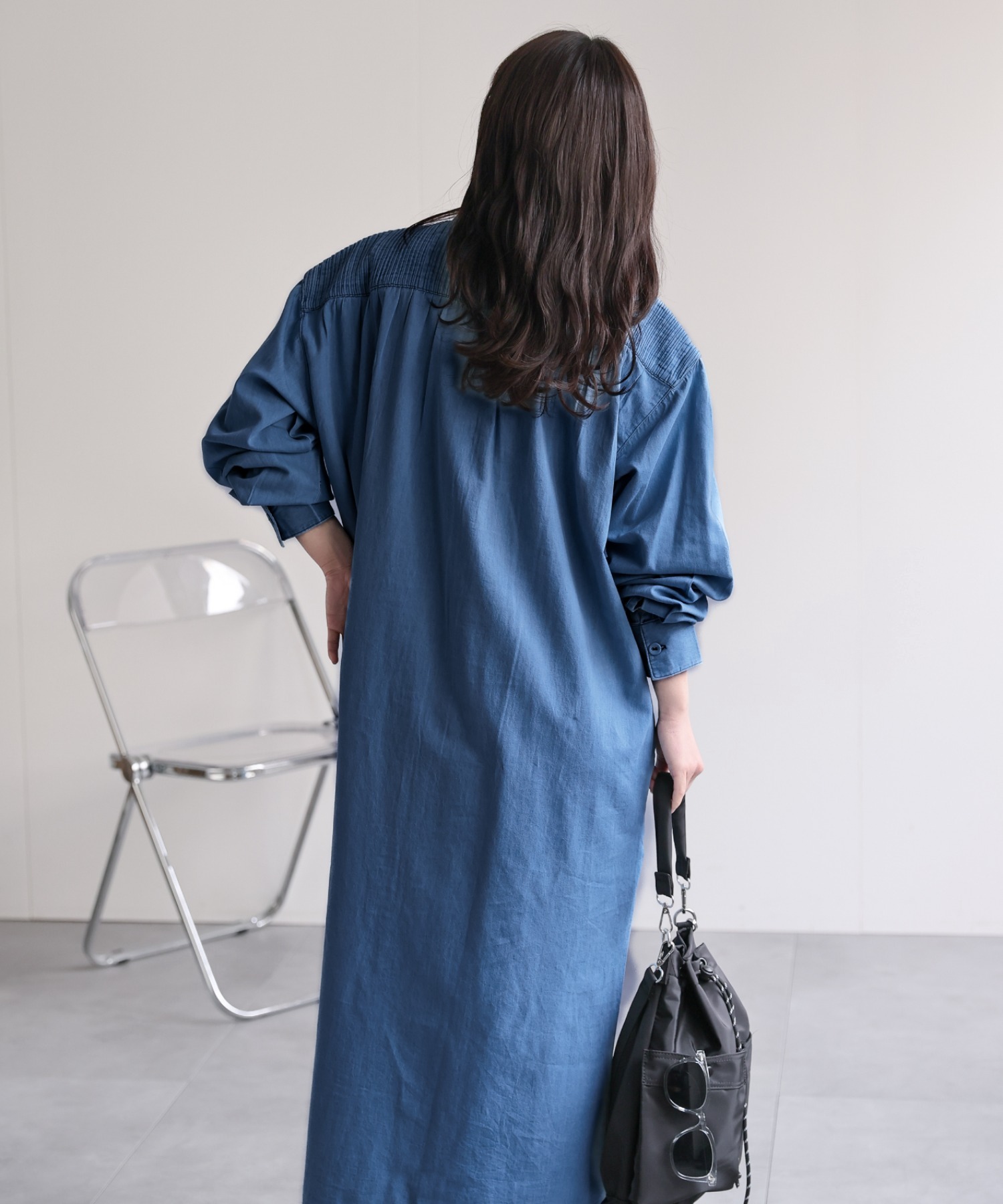 model：156cm　着用サイズ：FREE