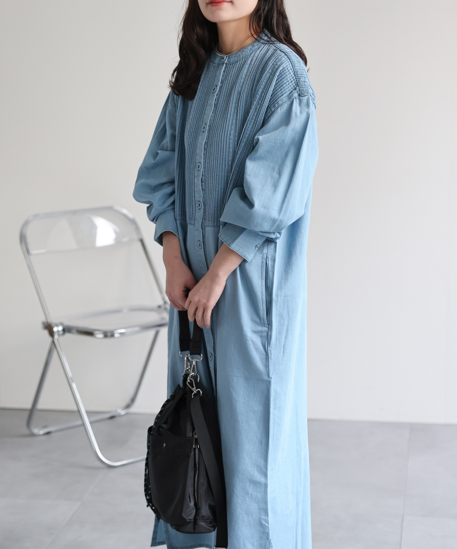model：156cm　着用サイズ：FREE