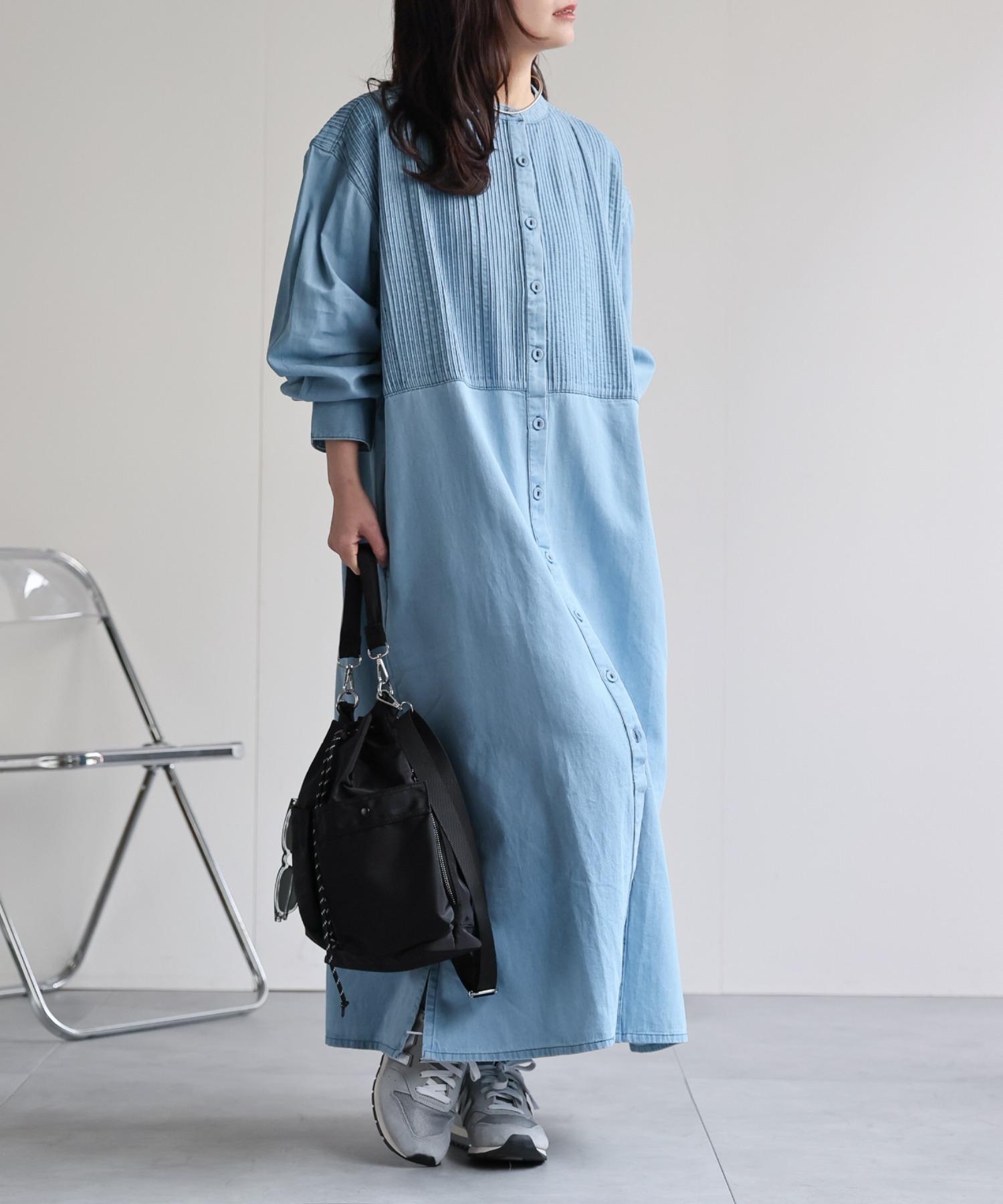 model：156cm　着用サイズ：FREE