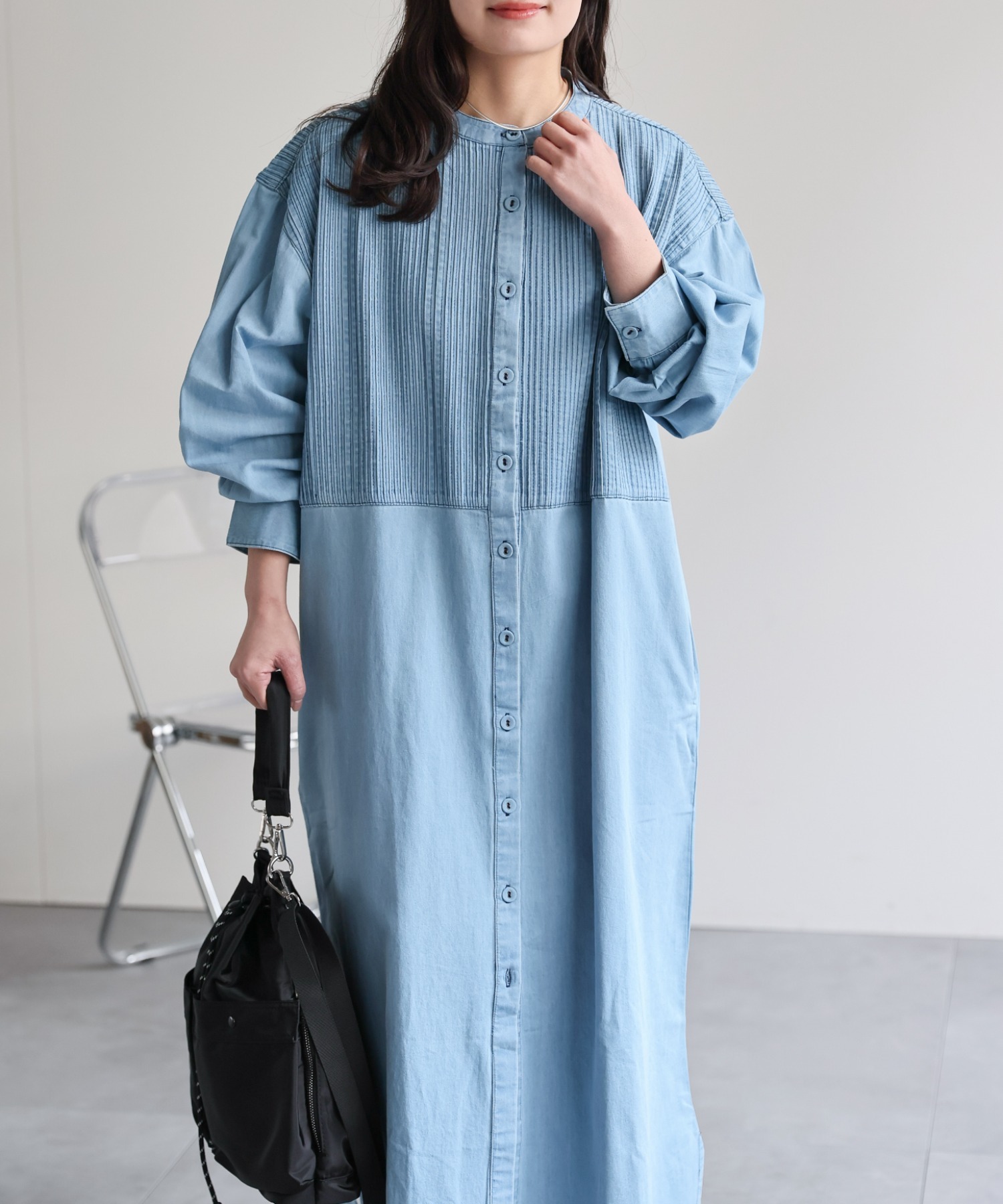 model：156cm　着用サイズ：FREE