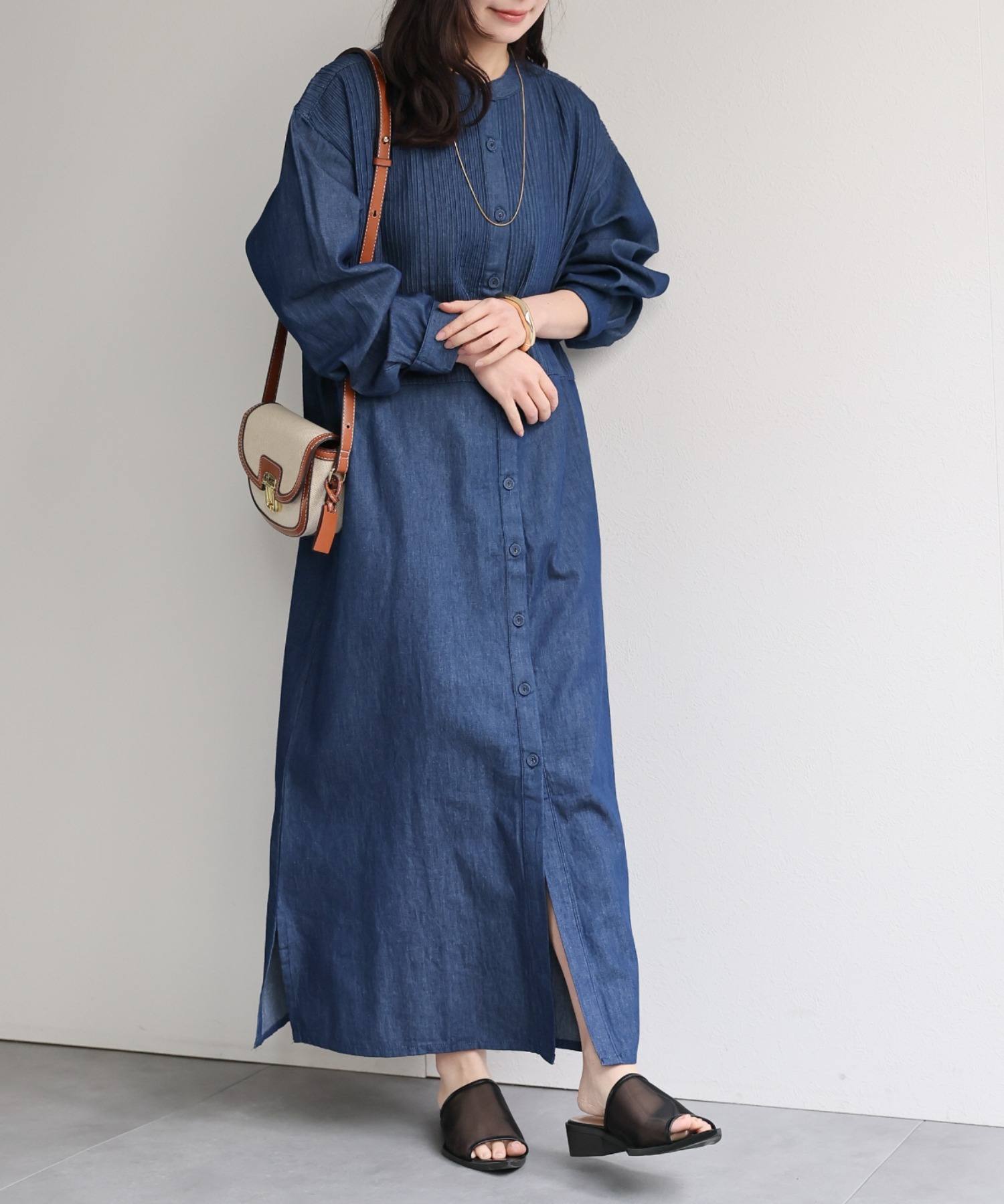 model：156cm　着用サイズ：FREE