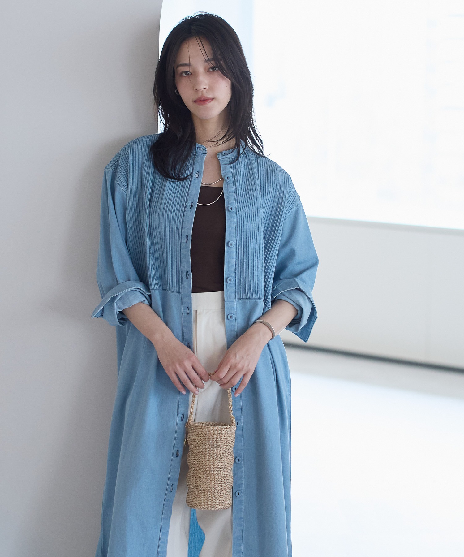 model：161cm　着用サイズ：FREE