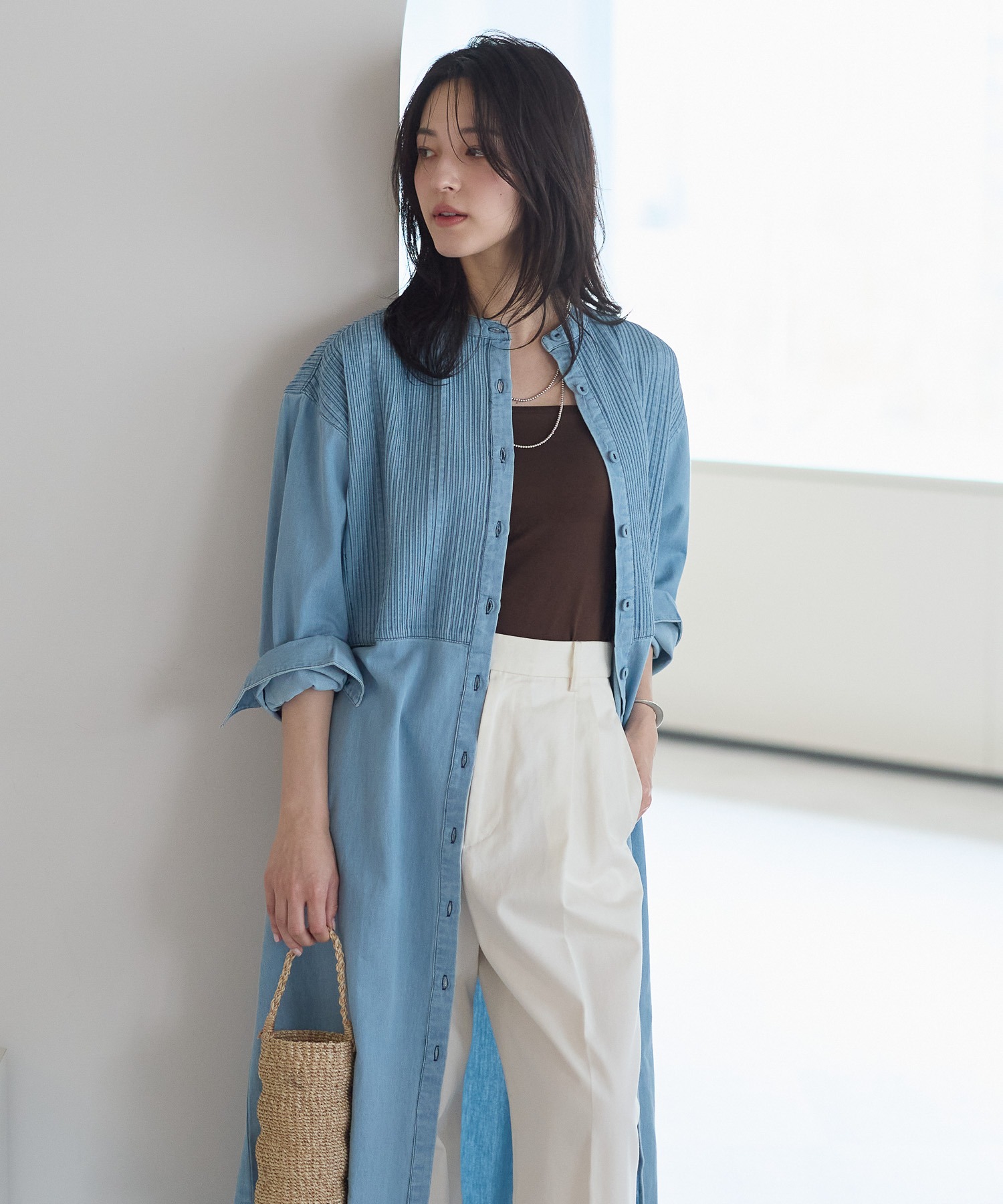 model：161cm　着用サイズ：FREE