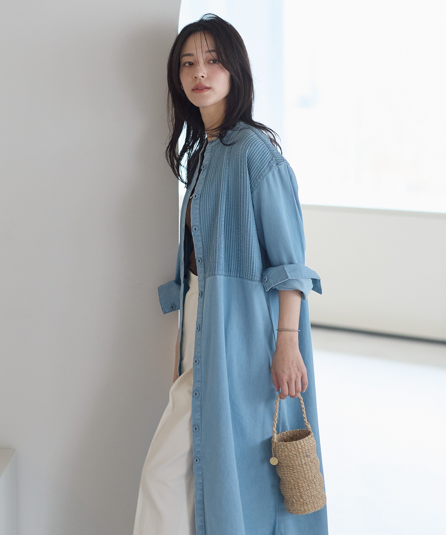 model：161cm　着用サイズ：FREE