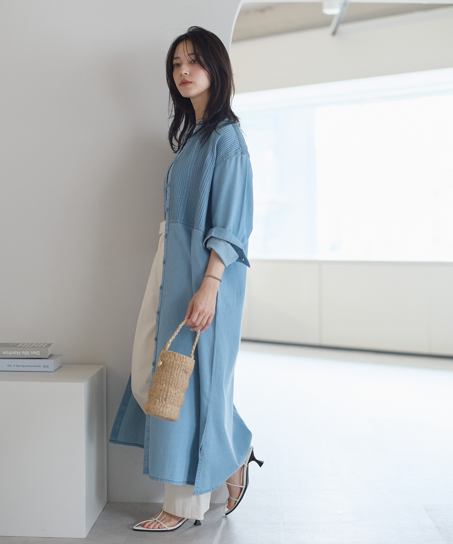 model：161cm　着用サイズ：FREE