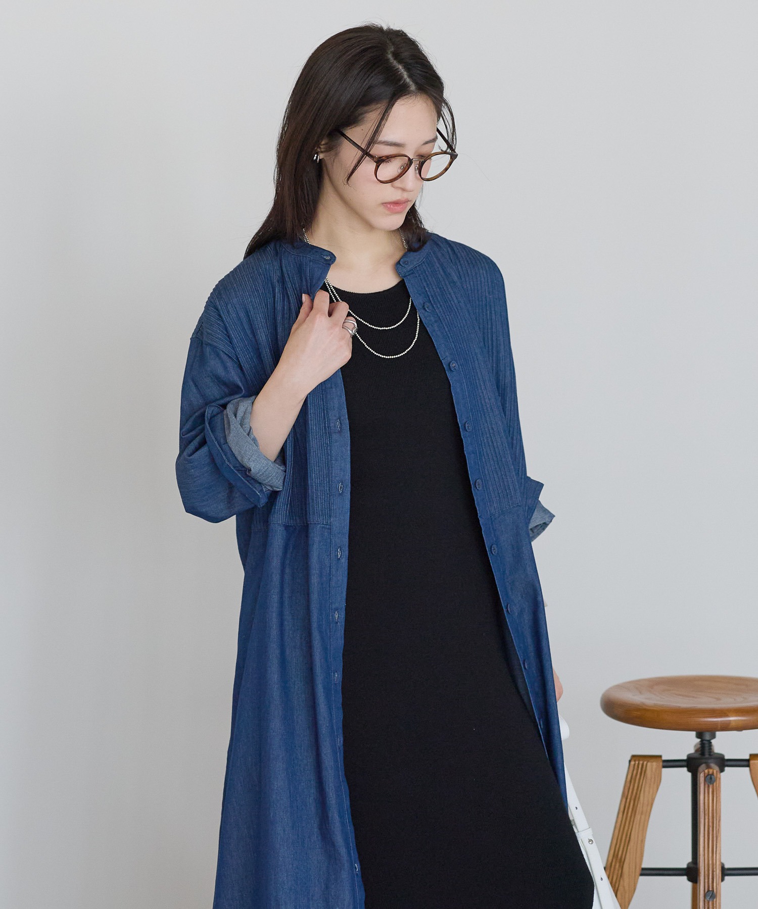 model：161cm　着用サイズ：FREE