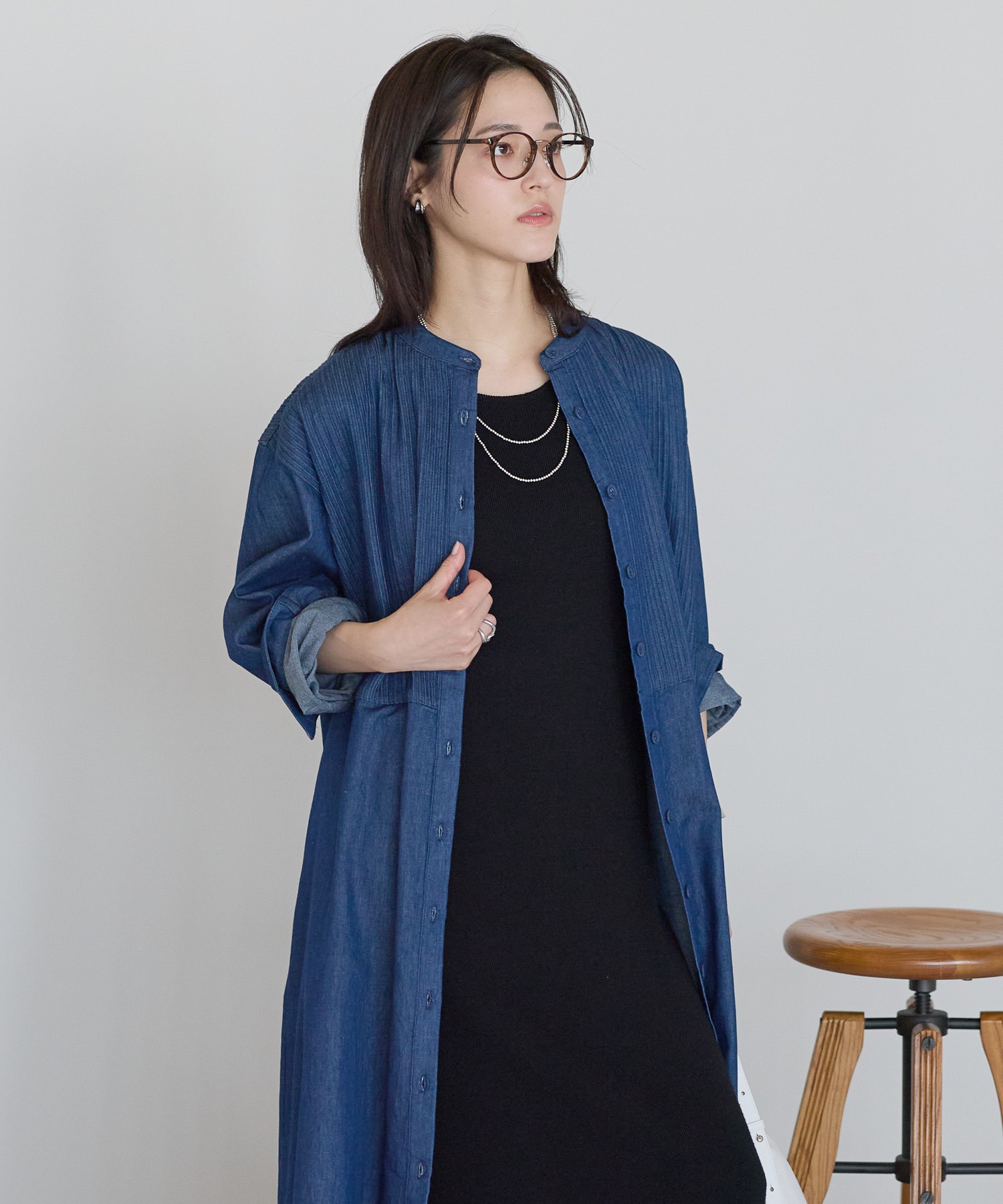 model：161cm　着用サイズ：FREE