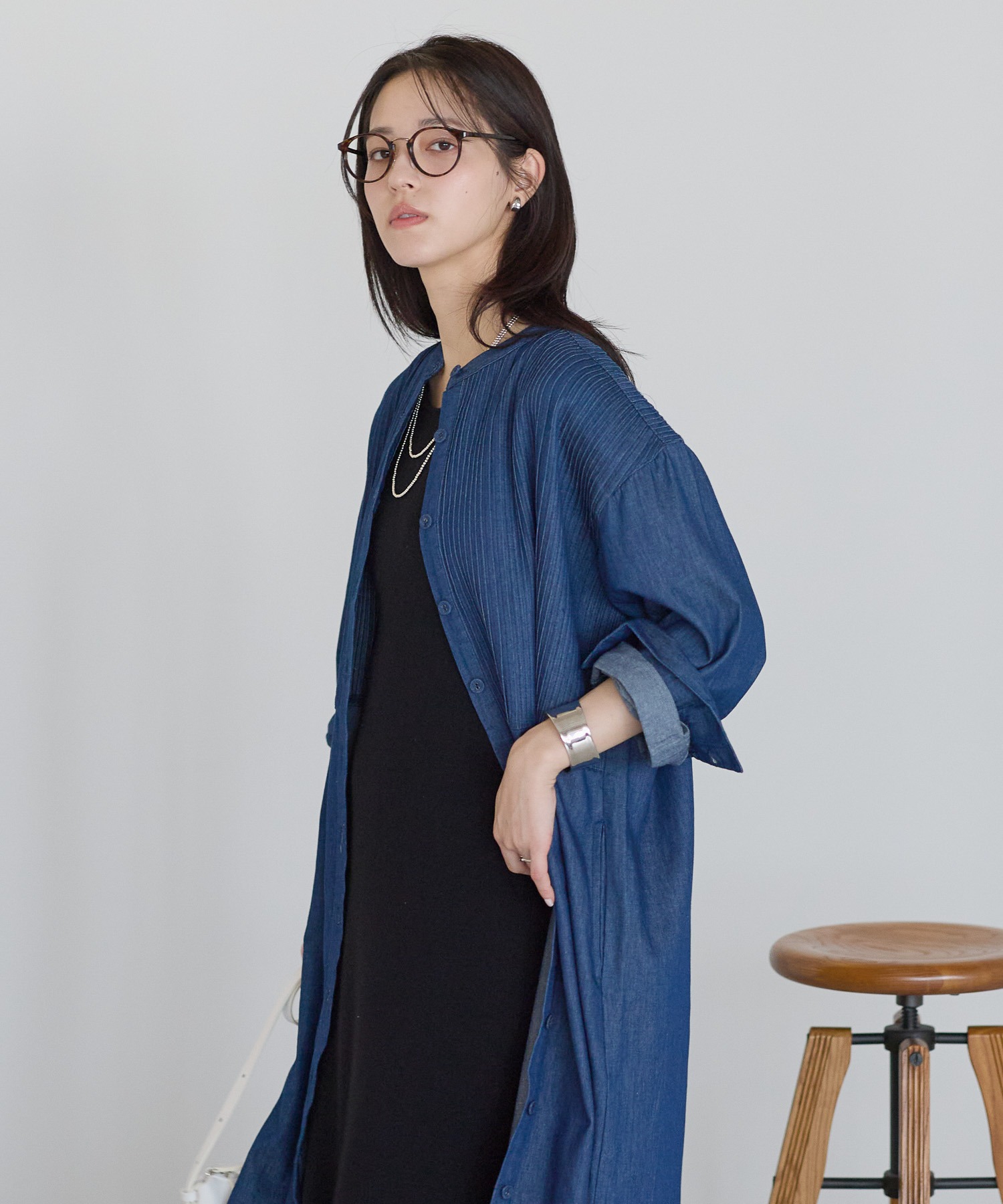 model：161cm　着用サイズ：FREE
