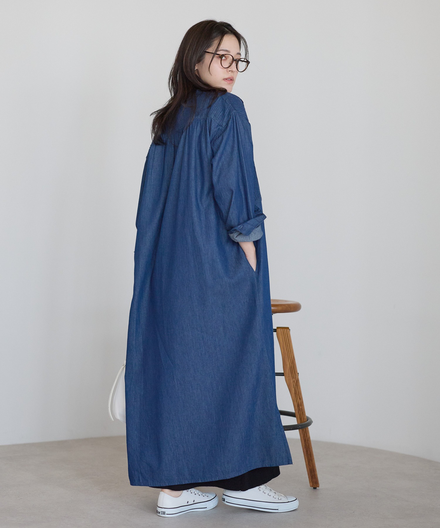model：161cm　着用サイズ：FREE