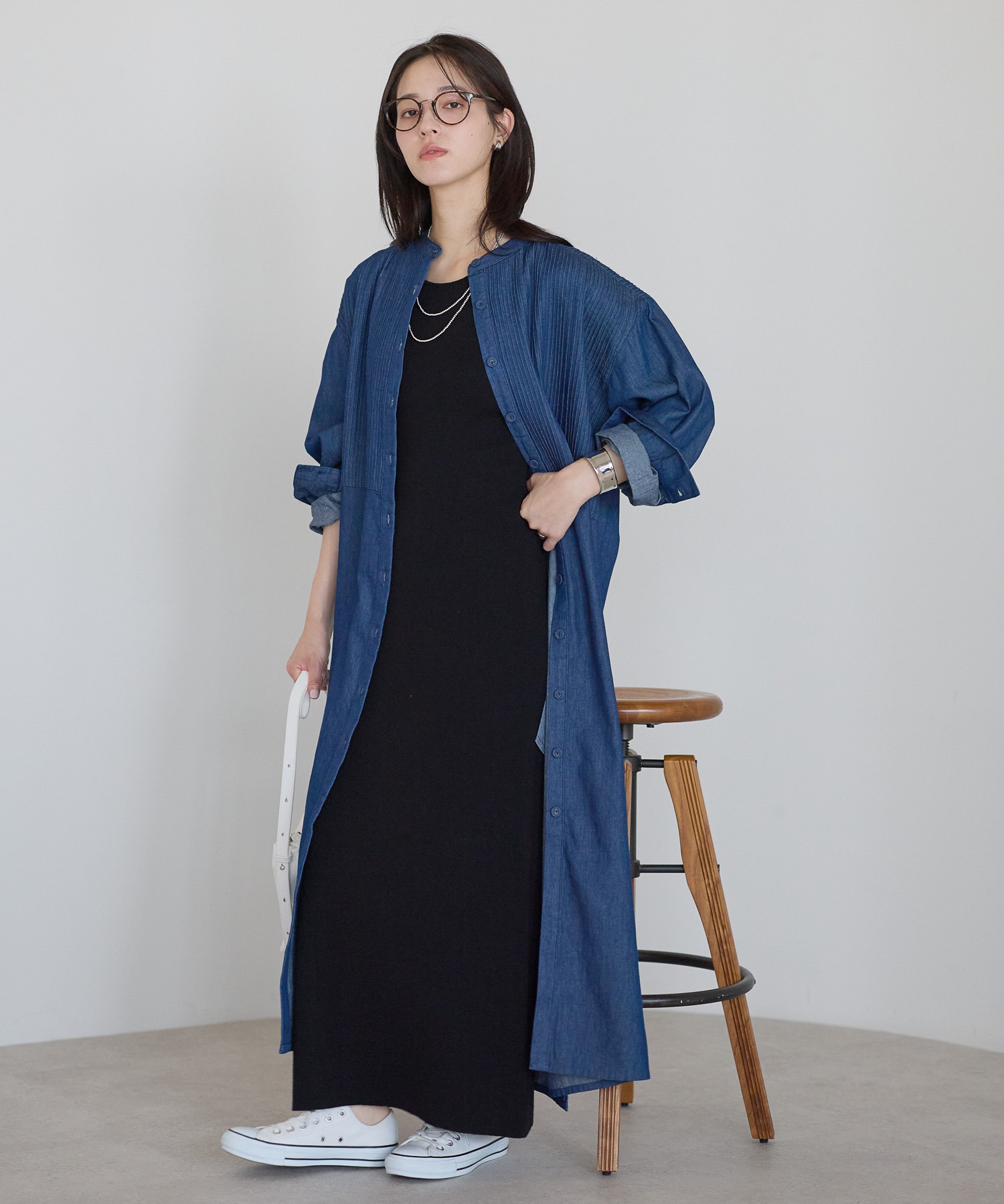 model：161cm　着用サイズ：FREE