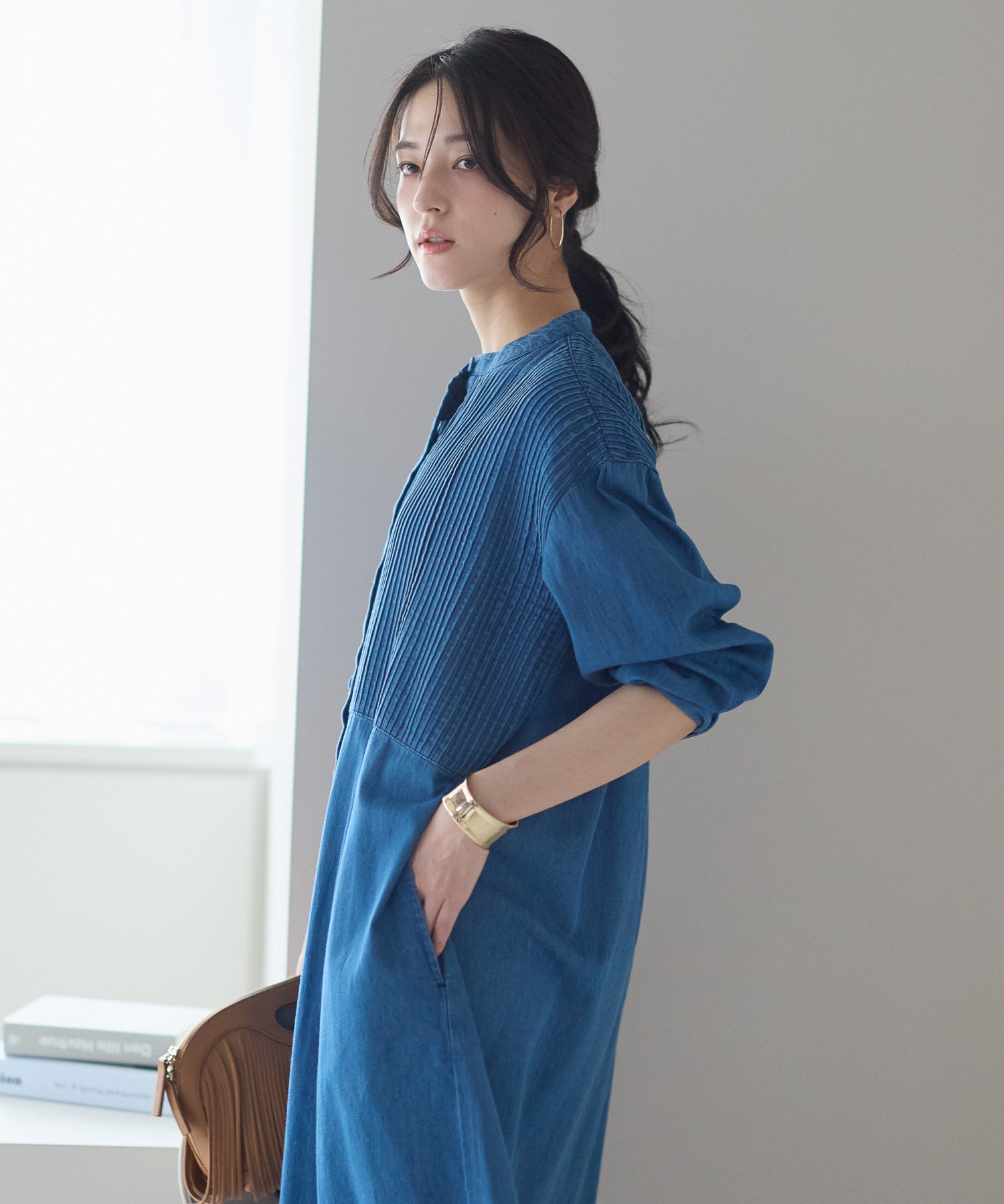 model：161cm　着用サイズ：FREE