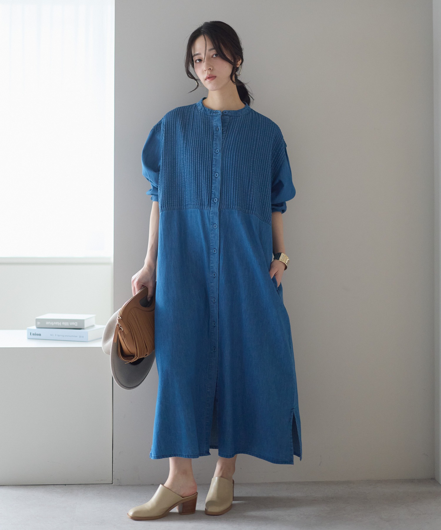 model：161cm　着用サイズ：FREE