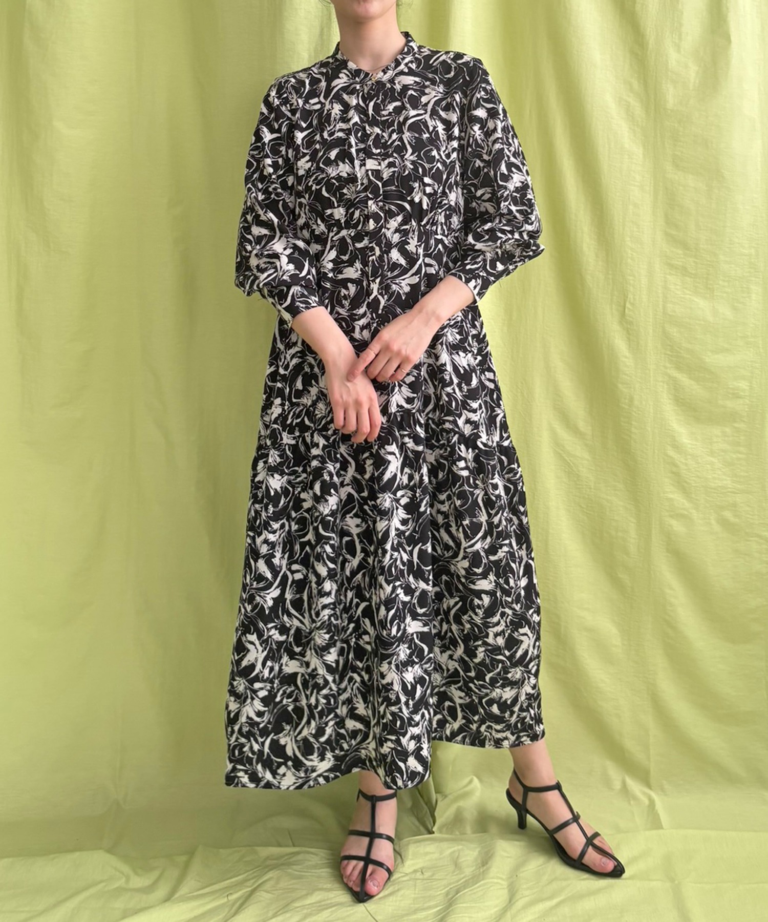 フラワープリントワンピース LHELBIE│Eimee Law & LHELBIE 公式