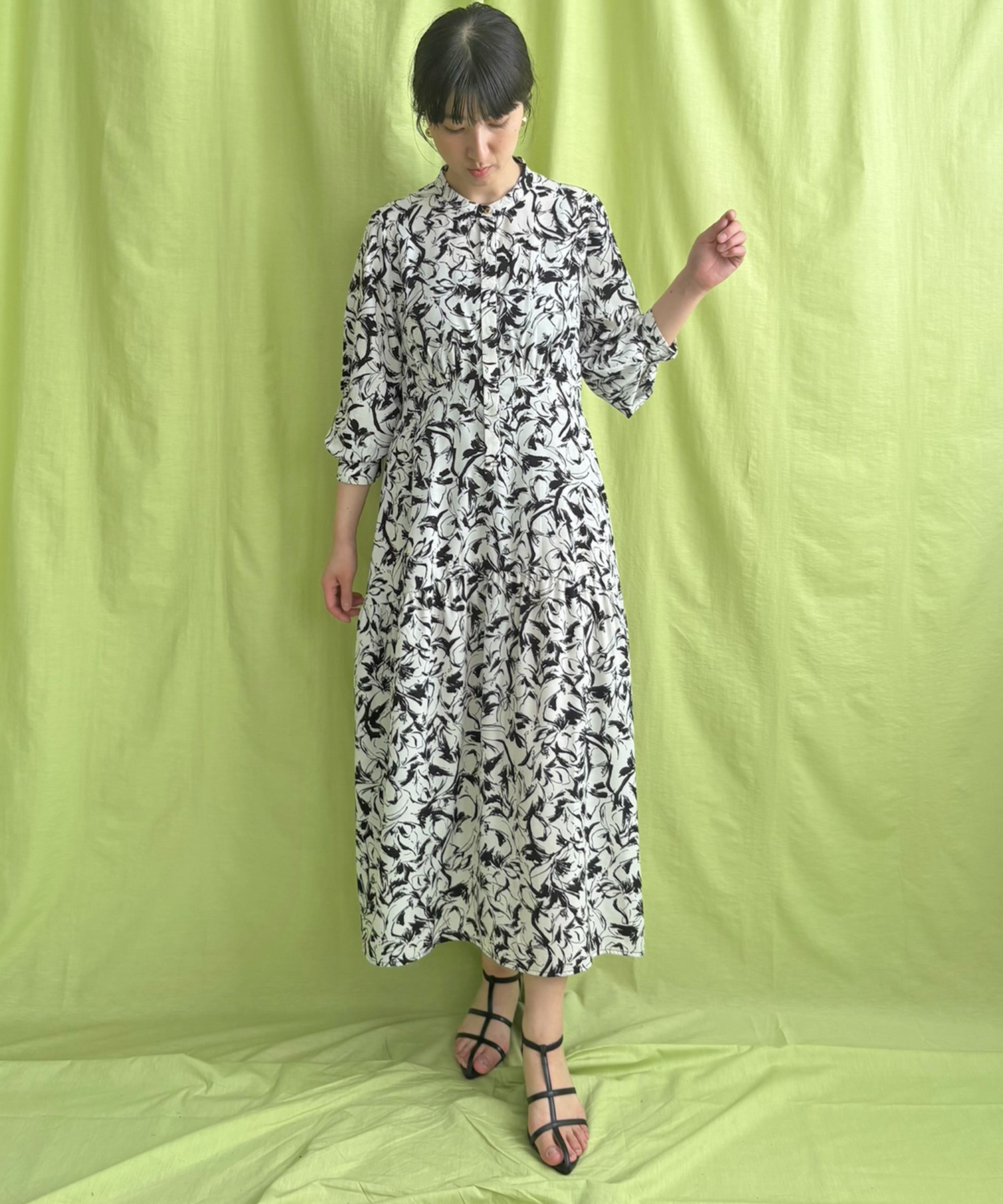 フラワープリントワンピース LHELBIE│Eimee Law & LHELBIE 公式