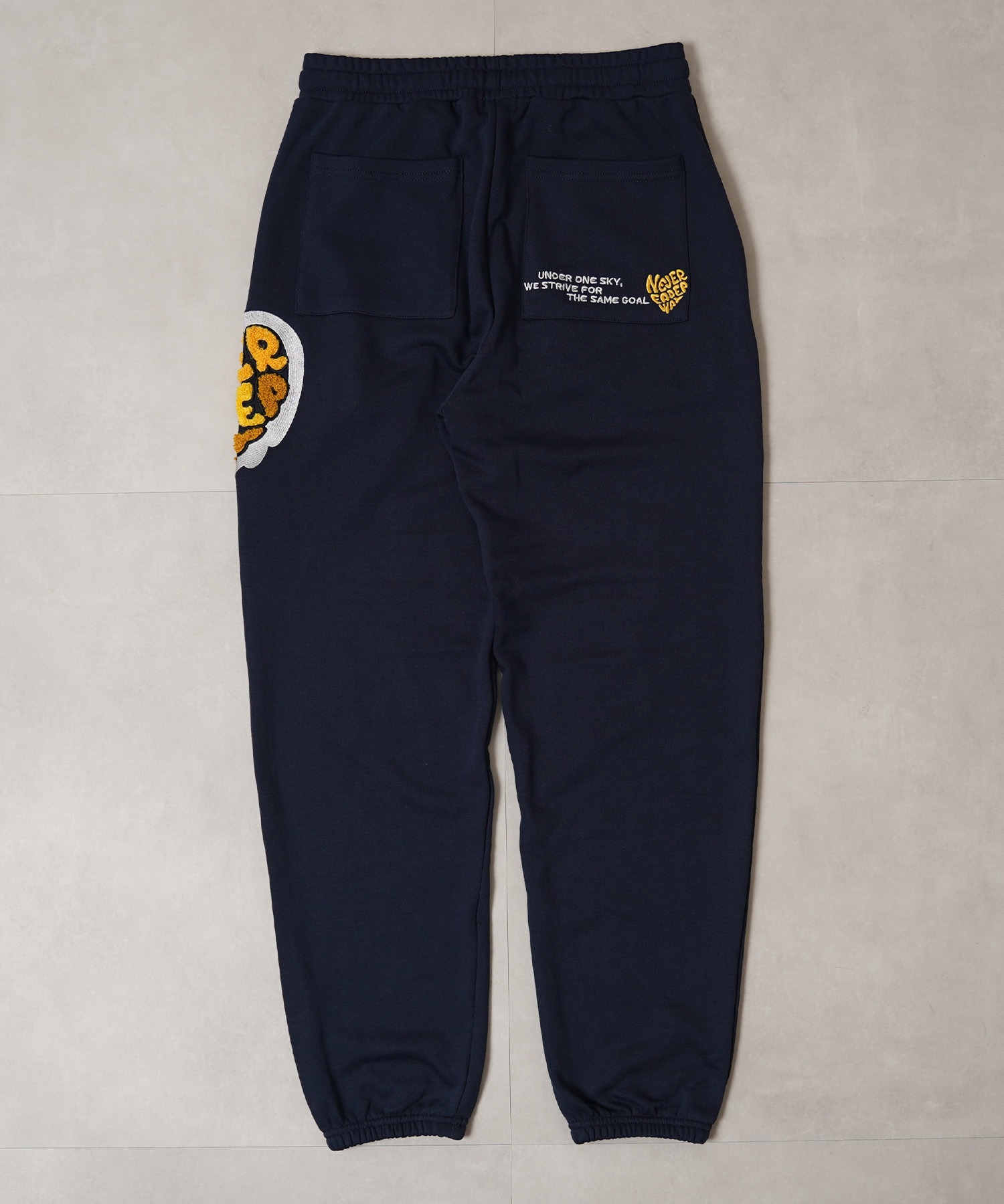 ハート サガラ刺繍 スウェットパンツ【セットアップ 可能】/ Heart Sagara Embroidery Sweatpants