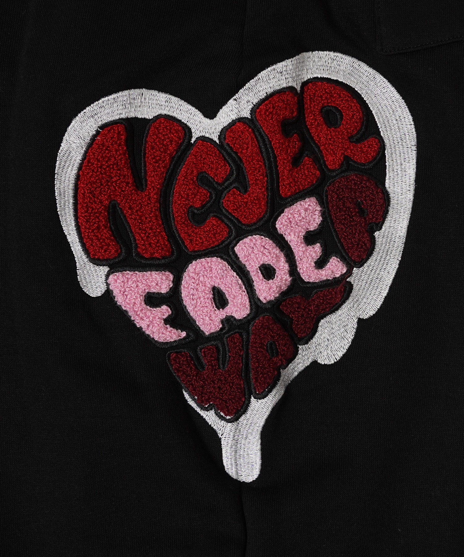 ハート サガラ刺繍 スウェットパンツ【セットアップ 可能】/ Heart Sagara Embroidery Sweatpants