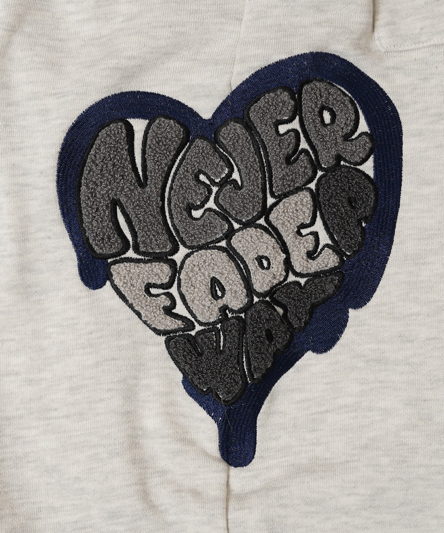 ハート サガラ刺繍 スウェットパンツ【セットアップ 可能】/ Heart Sagara Embroidery Sweatpants