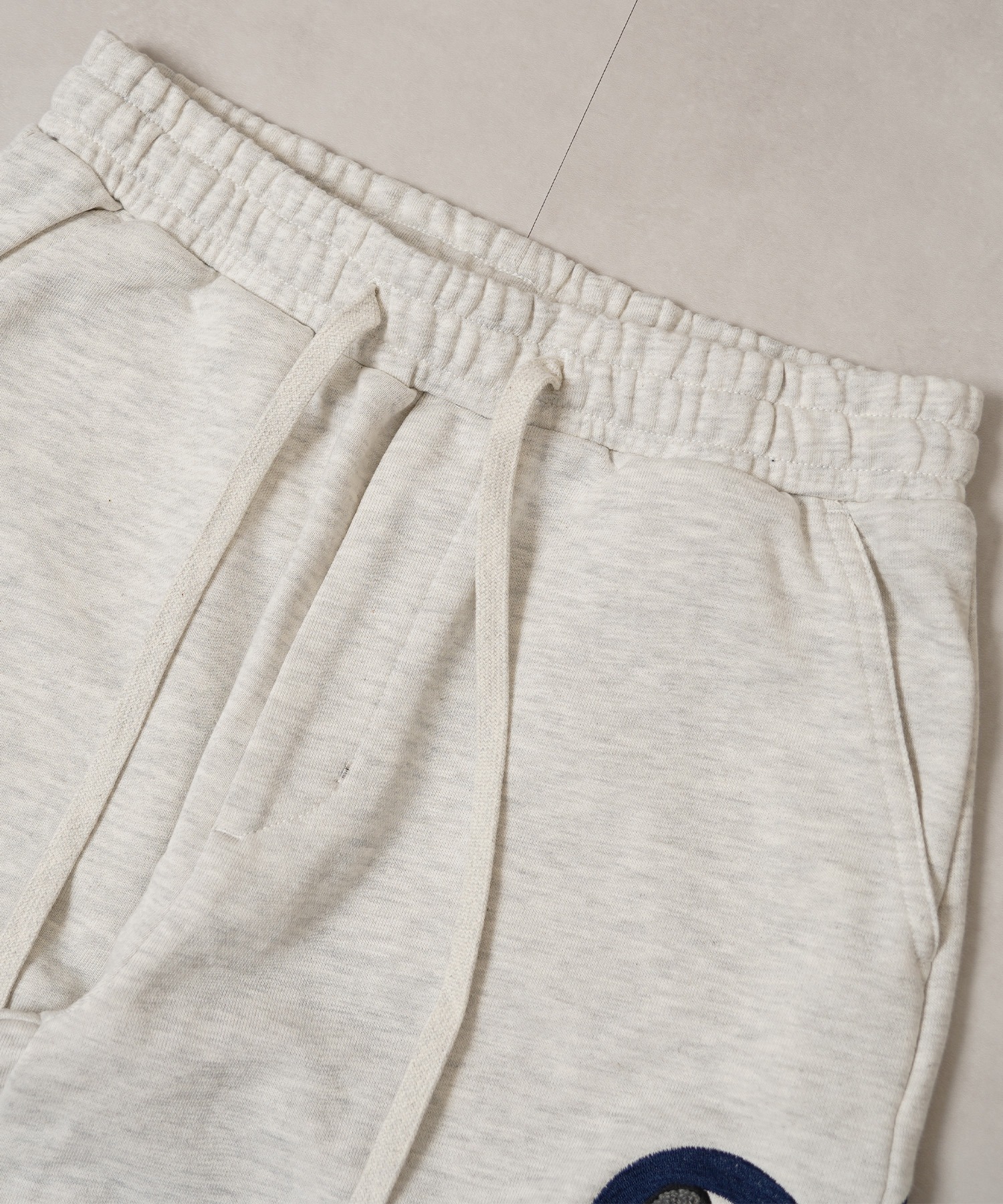 ハート サガラ刺繍 スウェットパンツ【セットアップ 可能】/ Heart Sagara Embroidery Sweatpants