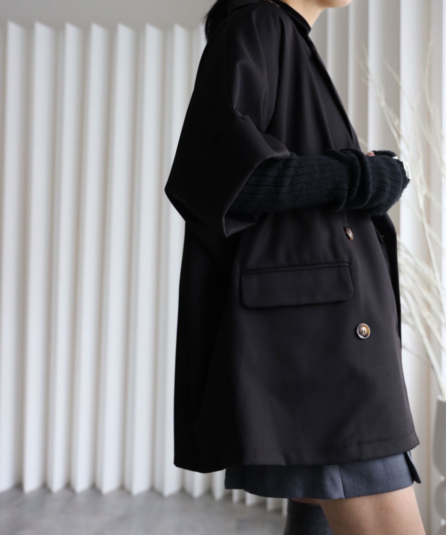 model：155cm. 着用サイズ：FREE