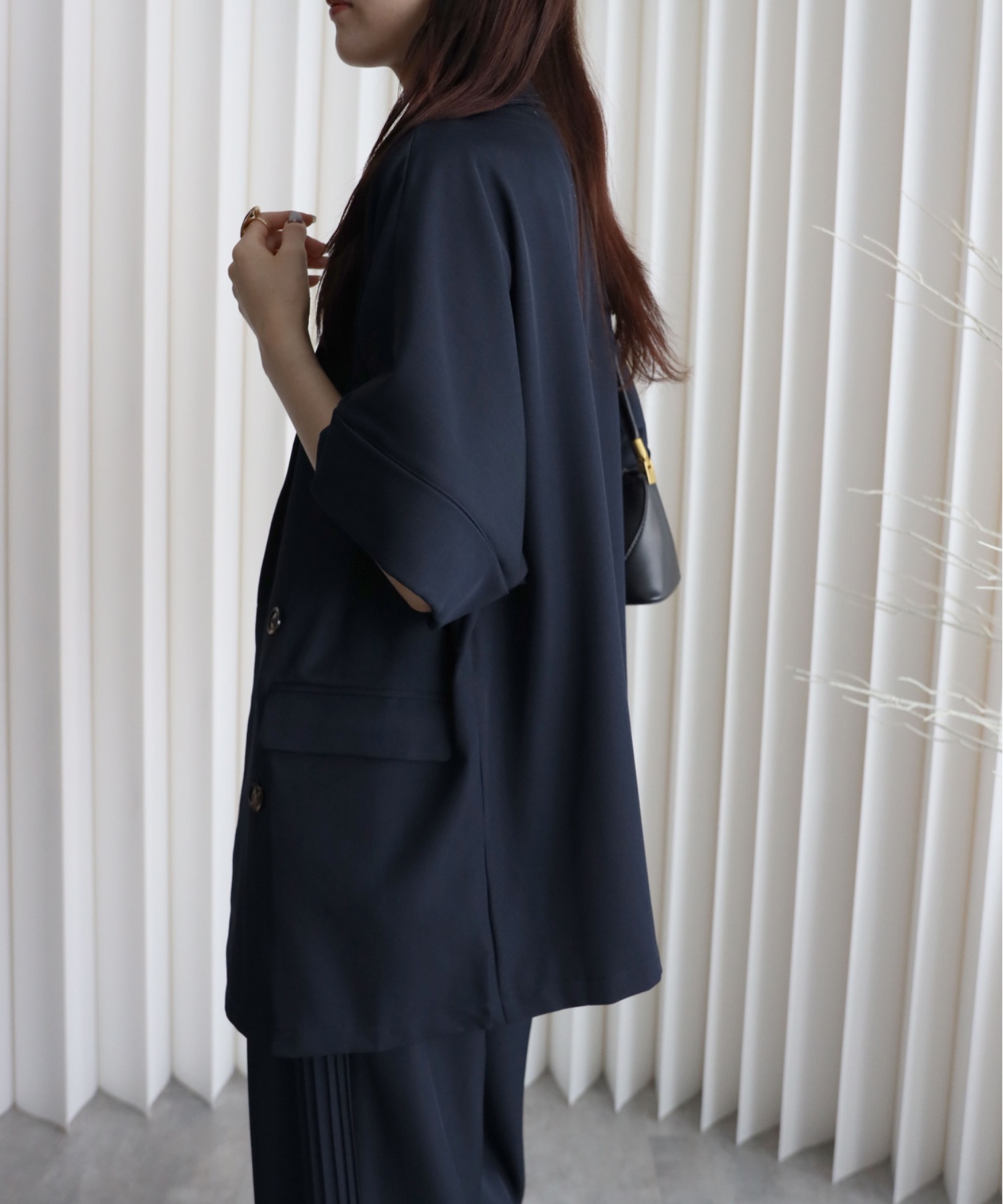 model：164cm. 着用サイズ：FREE