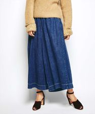 USED加工デニムキュロットパンツ