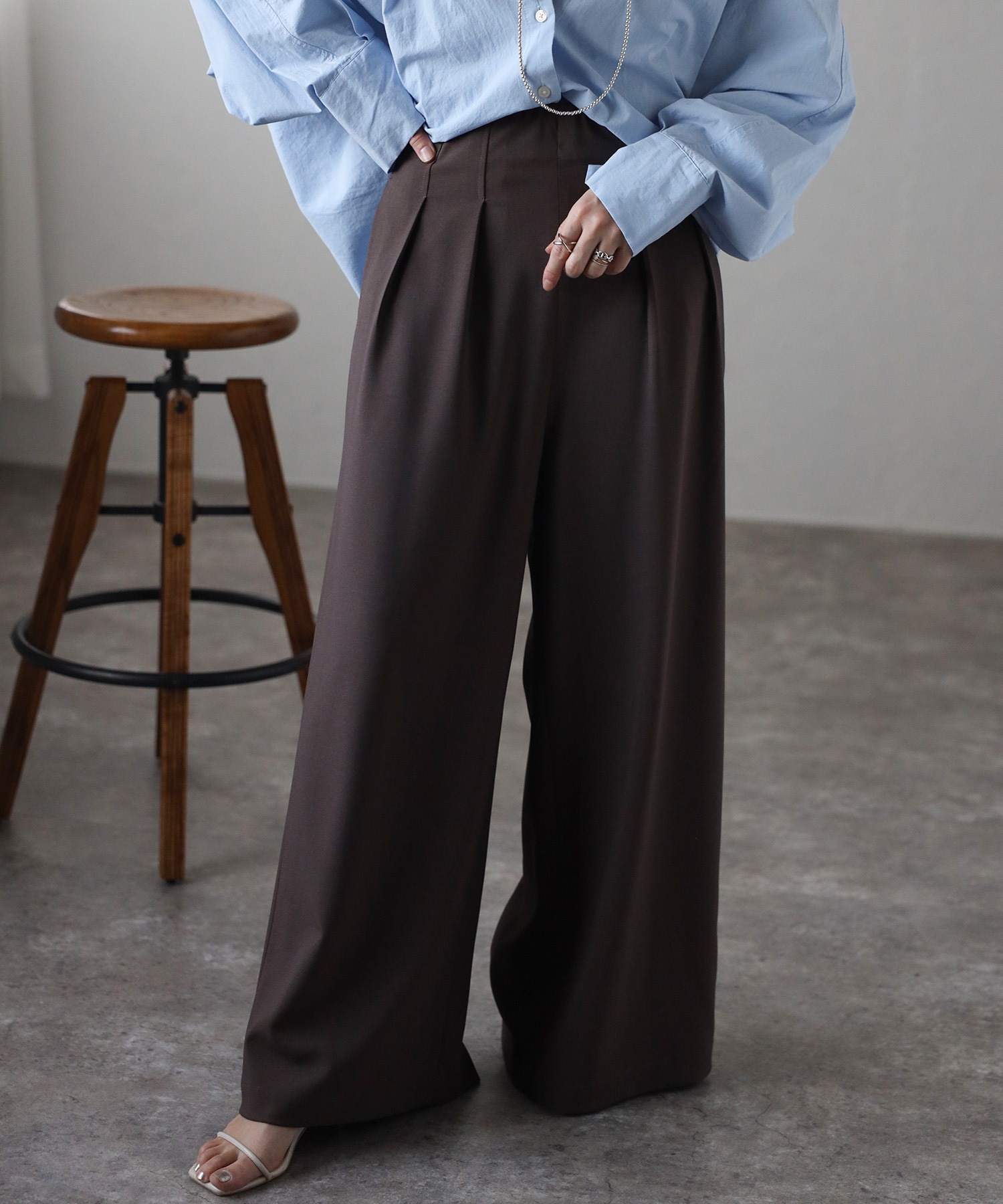 model：H158 着用サイズ：FREE