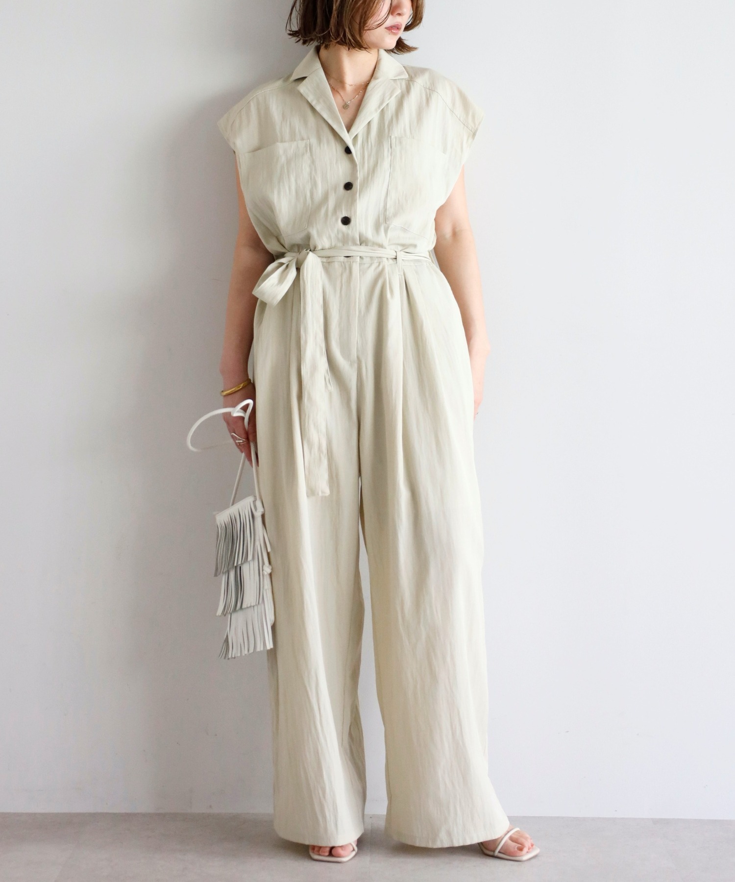 model：H158 着用サイズ：FREE