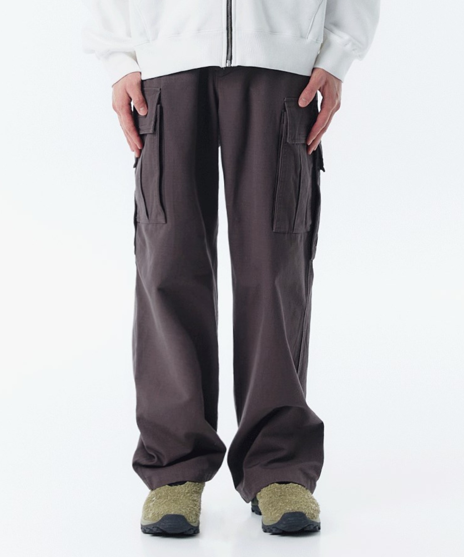 OY/オーワイ』UNBALANCE CARGO POCKET RIP PANTS/アンバランス カーゴ