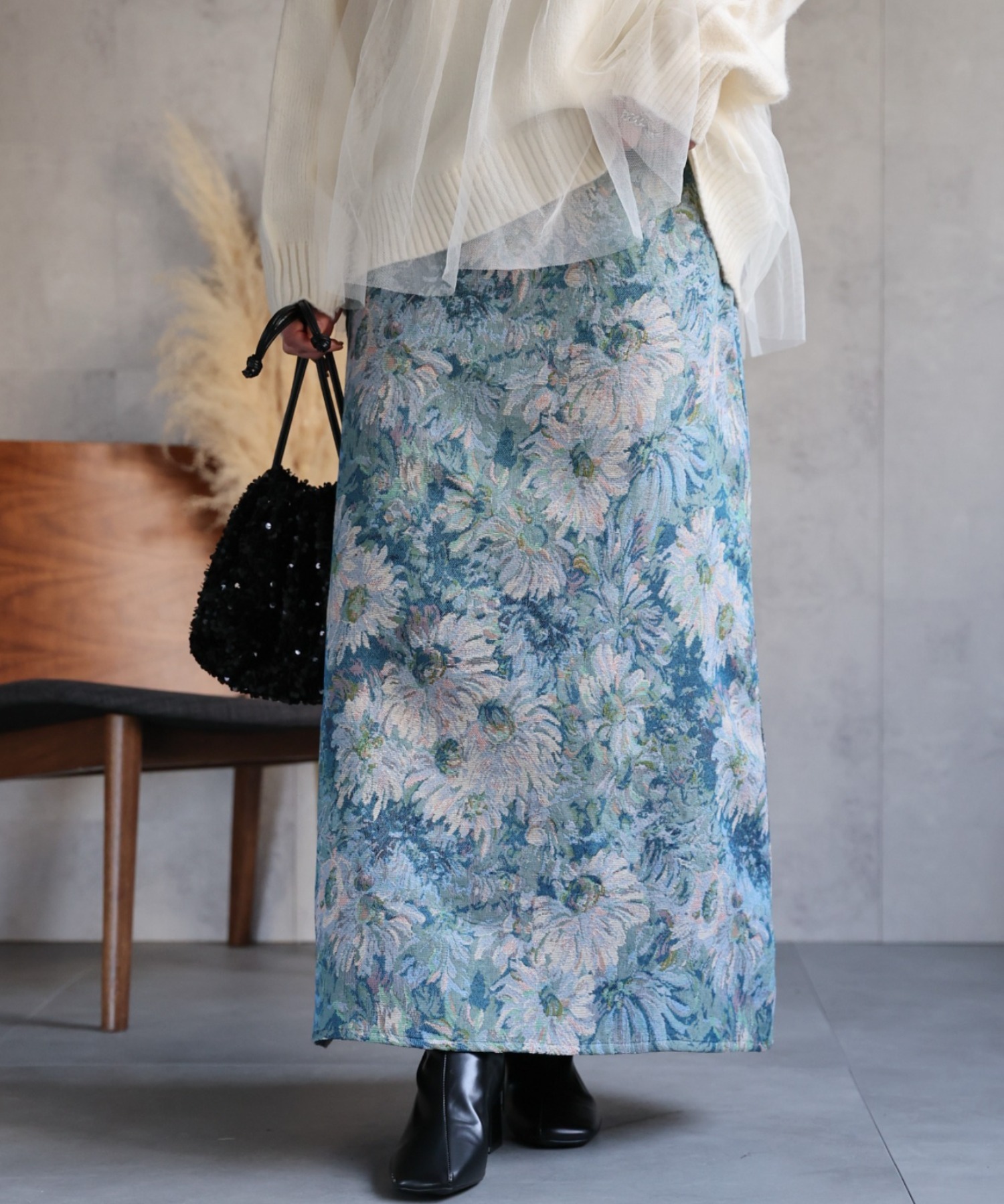 model：162㎝　着用サイズ：F