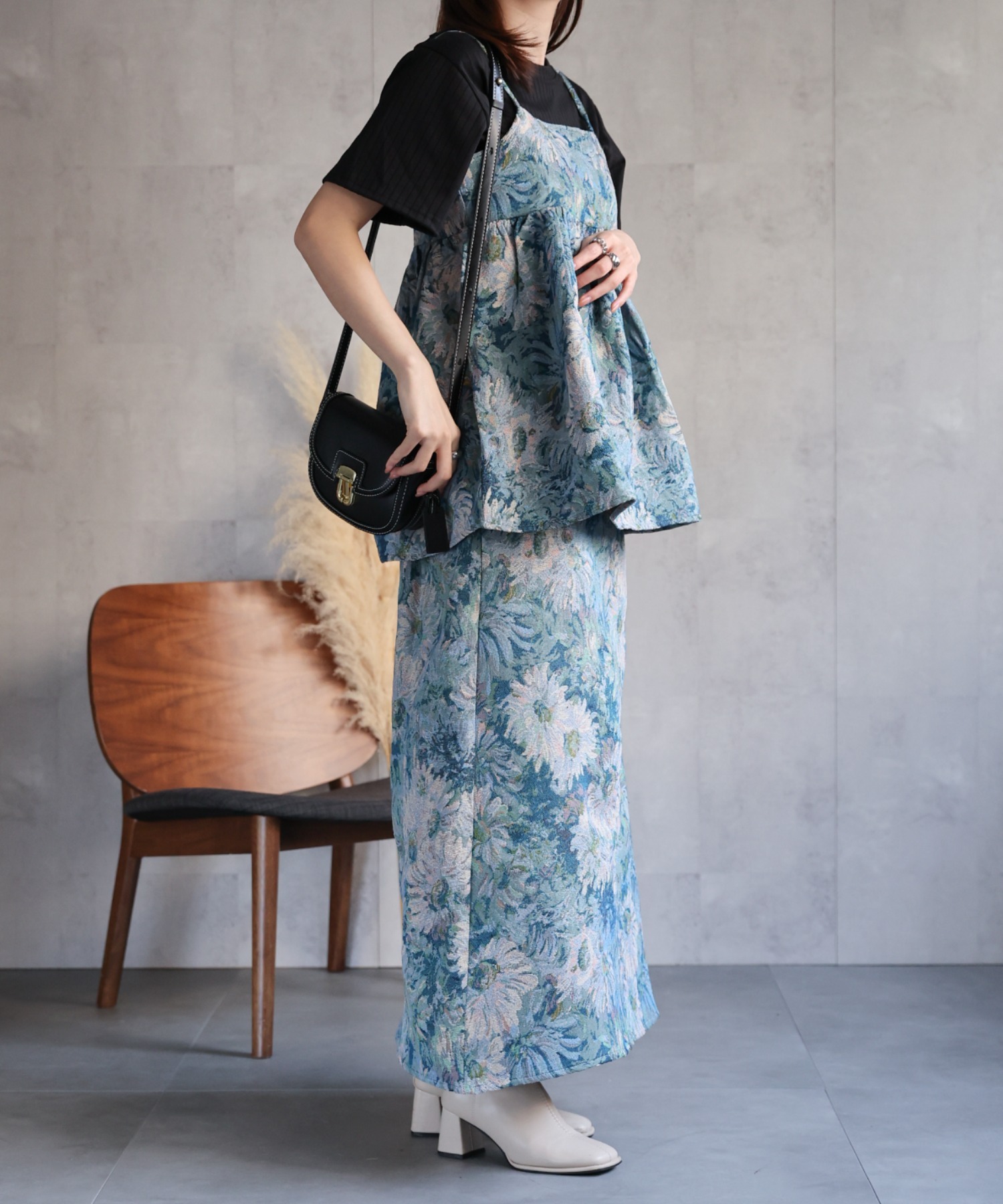 model：162㎝　着用サイズ：F