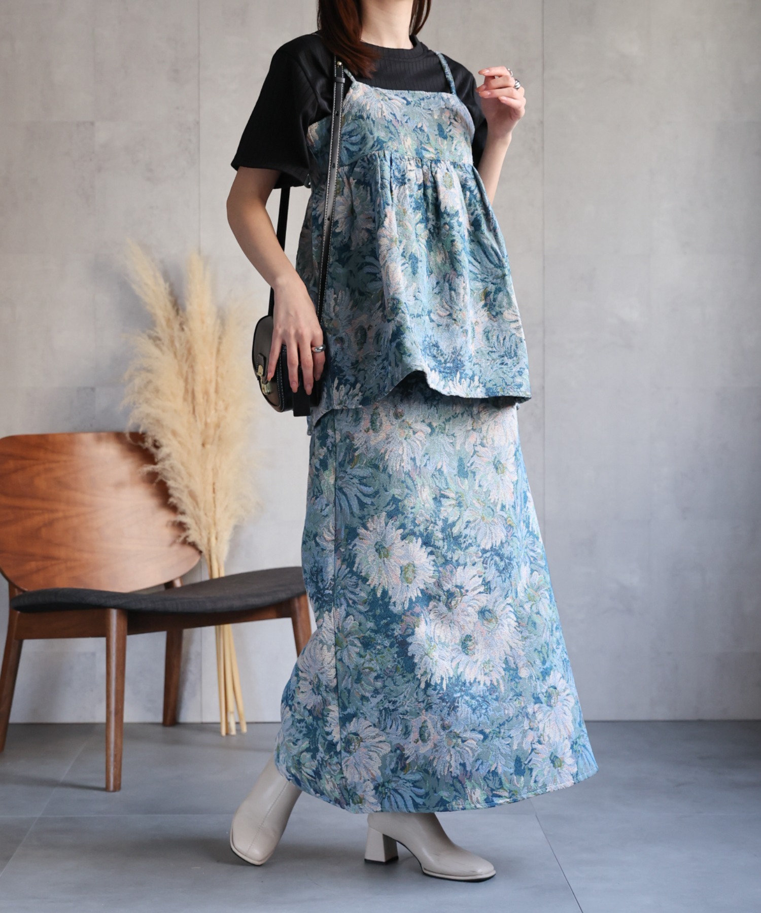 model：162㎝　着用サイズ：F