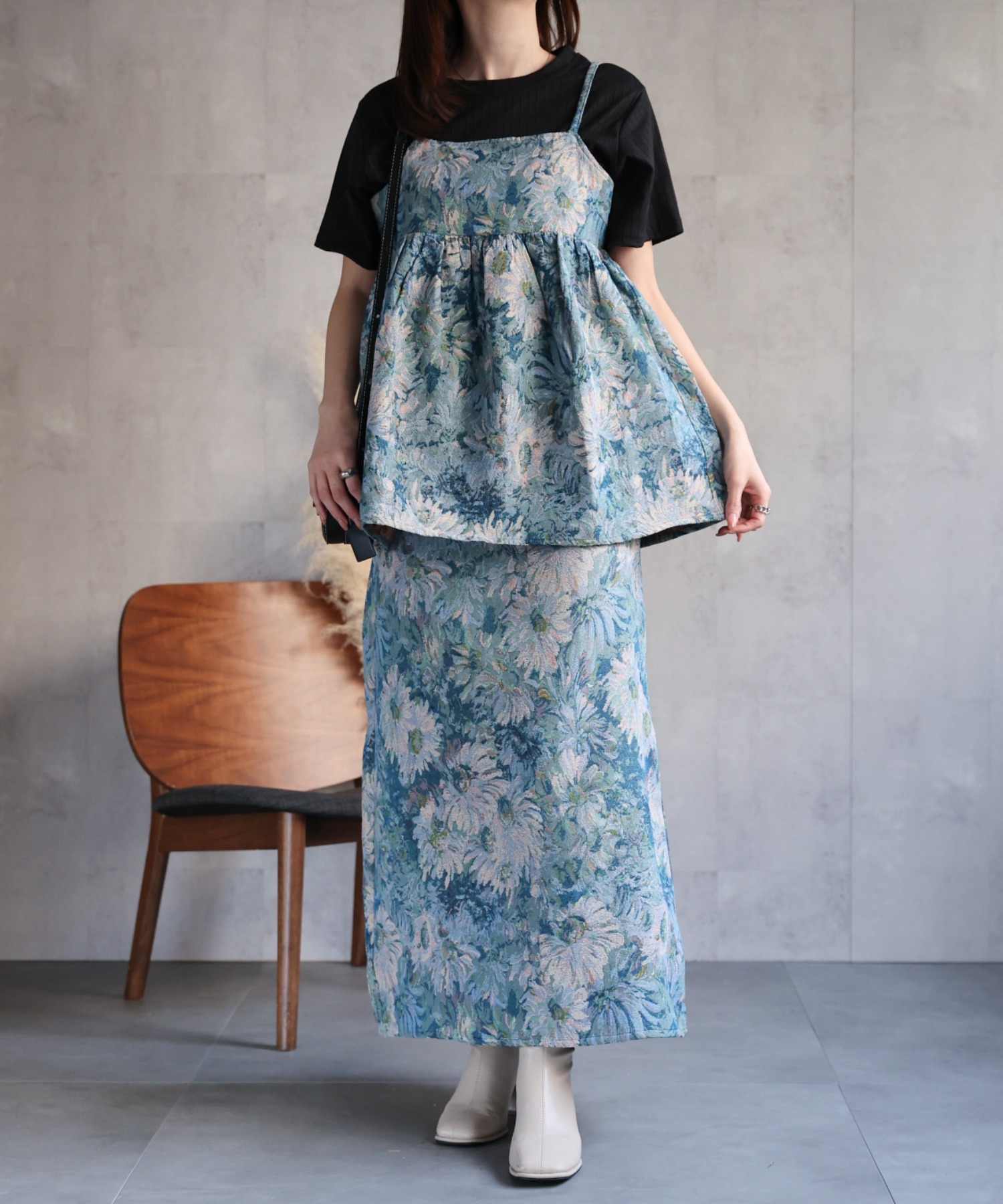 model：162㎝　着用サイズ：F