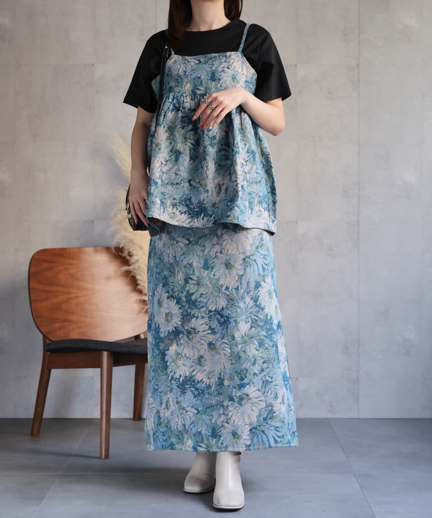 model：162㎝　着用サイズ：F
