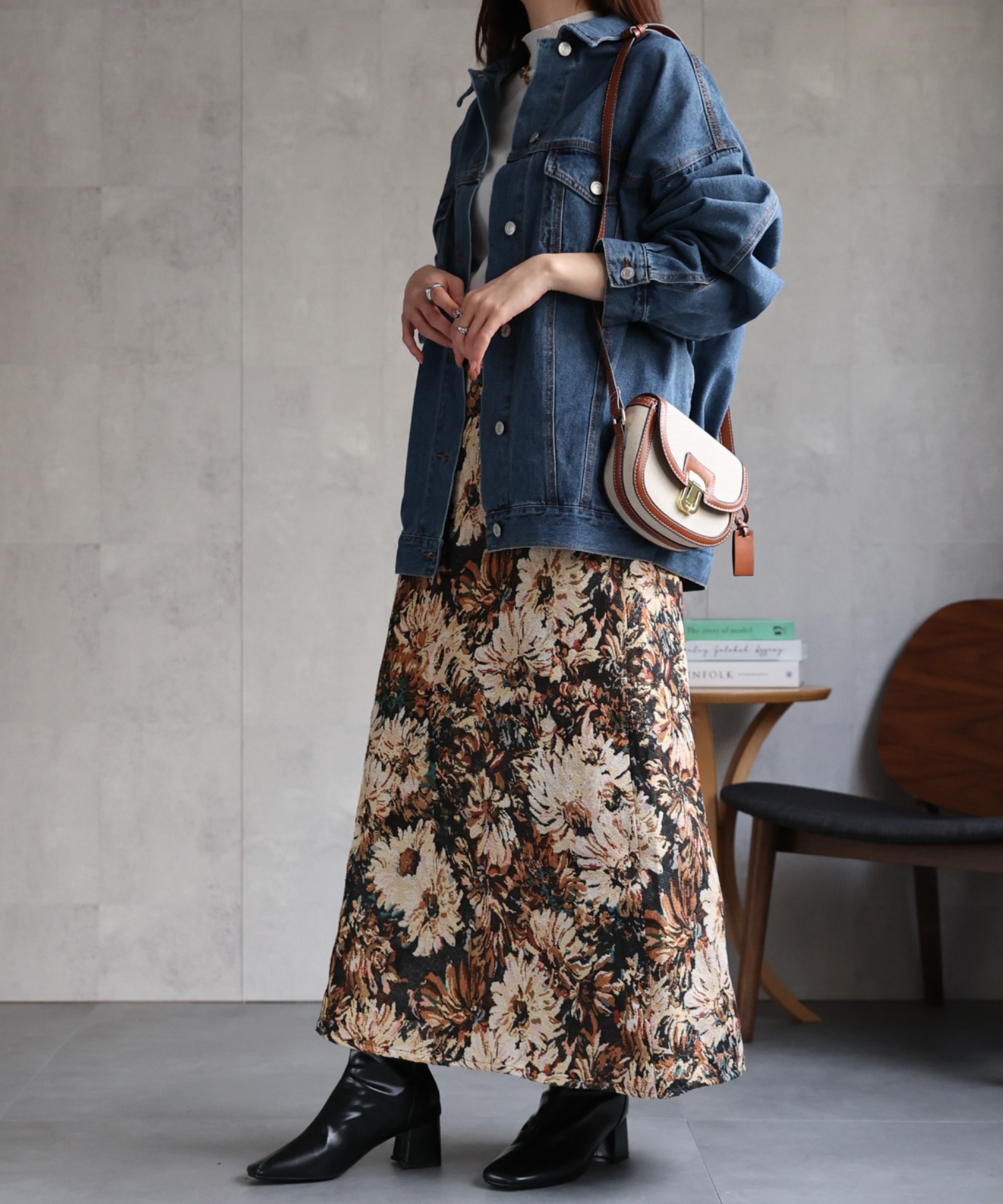 model：162㎝　着用サイズ：F