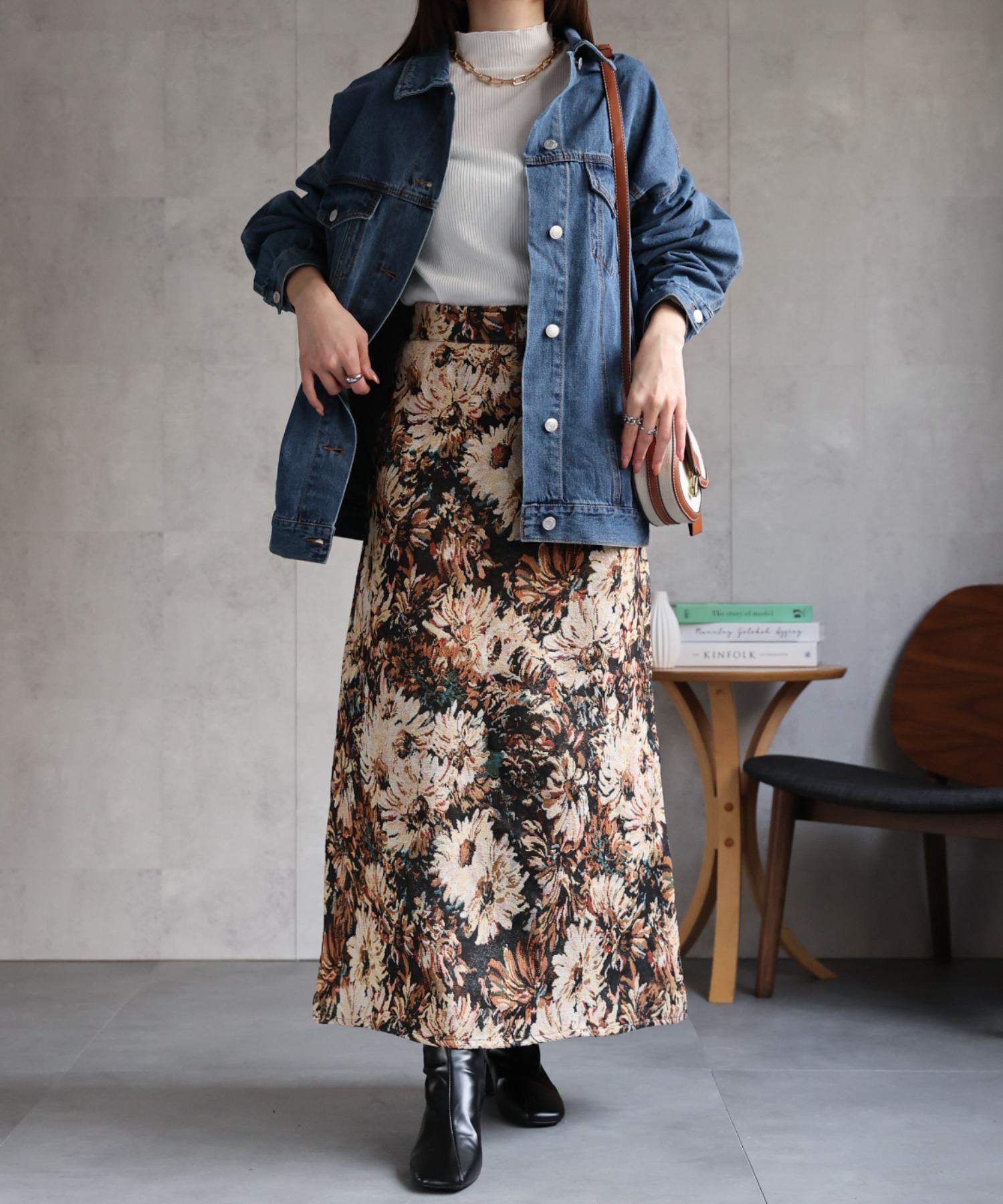 model：162㎝　着用サイズ：F