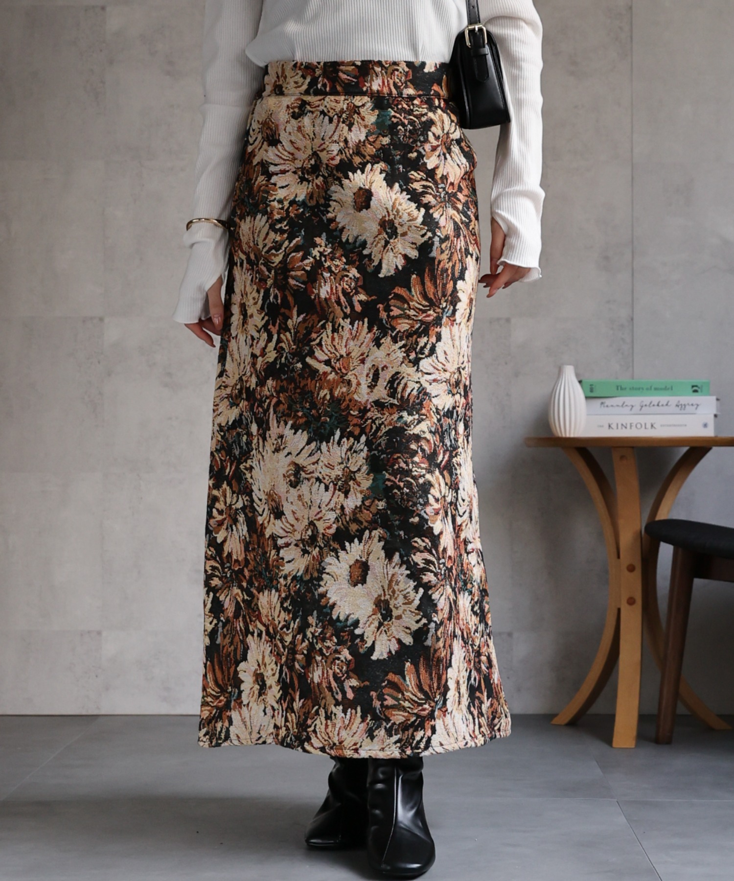 model：162㎝　着用サイズ：F
