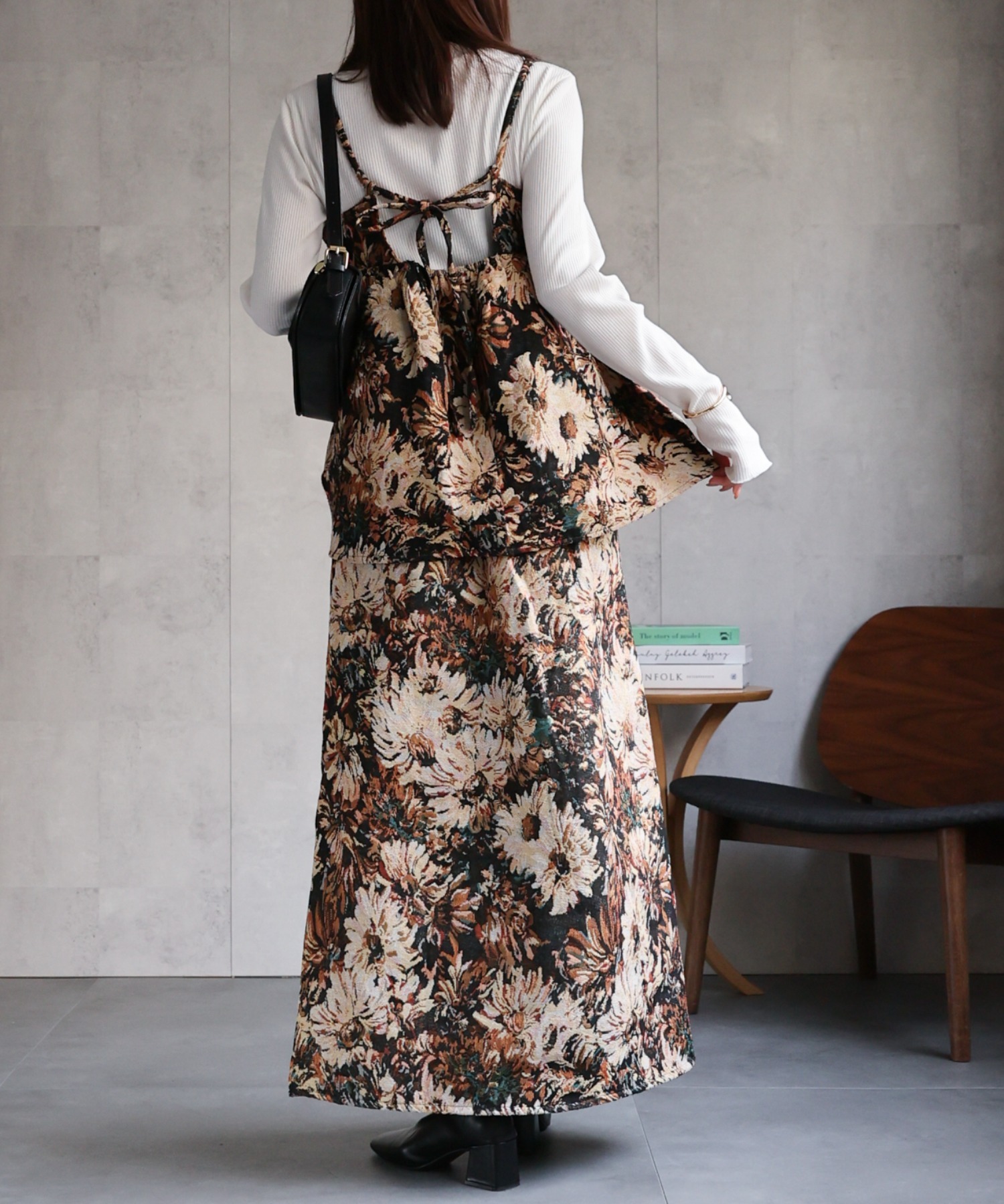 model：162㎝　着用サイズ：F