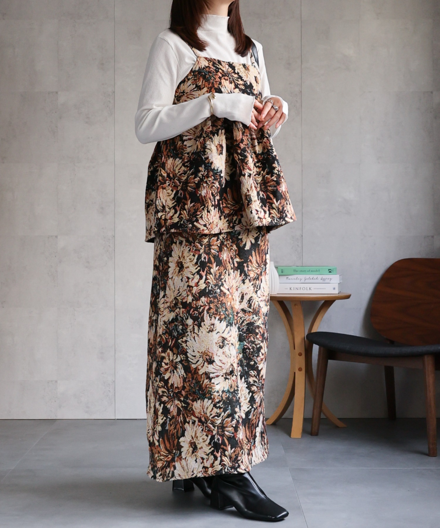 model：162㎝　着用サイズ：F