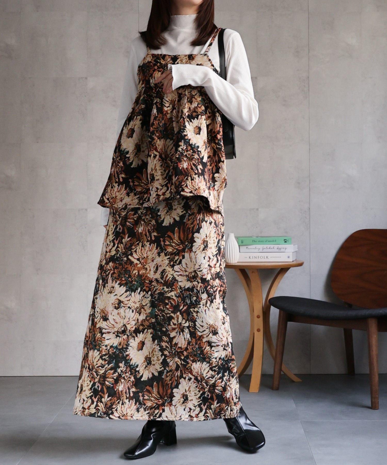model：162㎝　着用サイズ：F