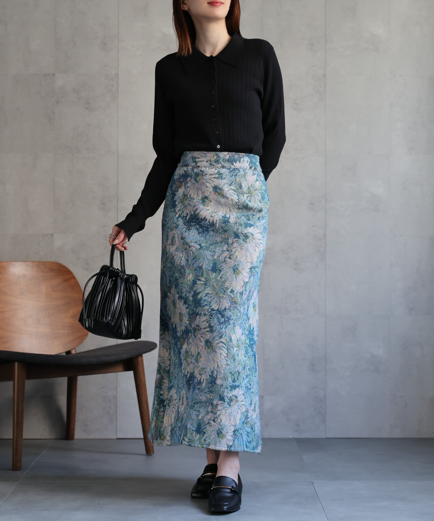 model：162㎝　着用サイズ：F